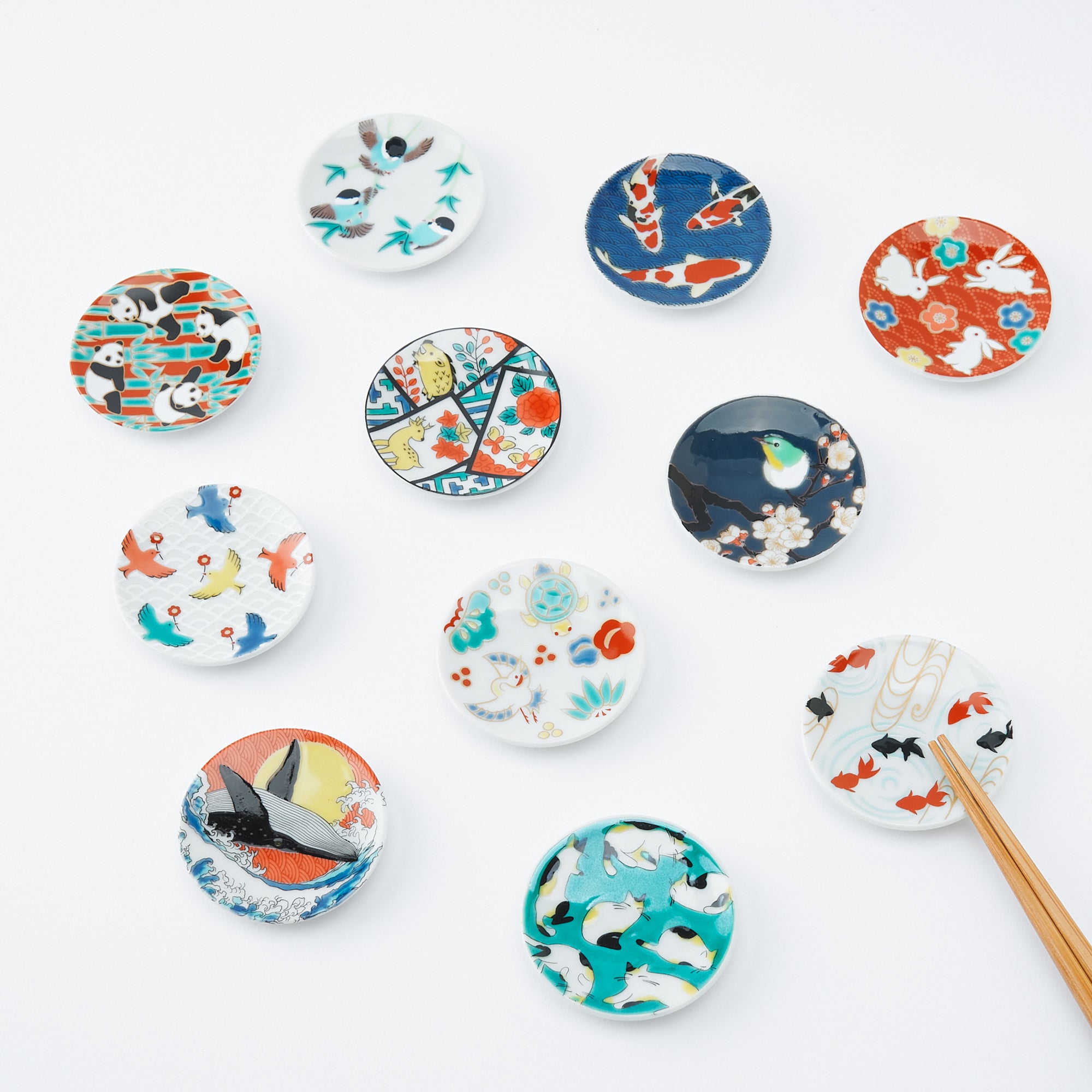 Playful Animal Chopstick Rest - JAPAN KUTANI SHOP
