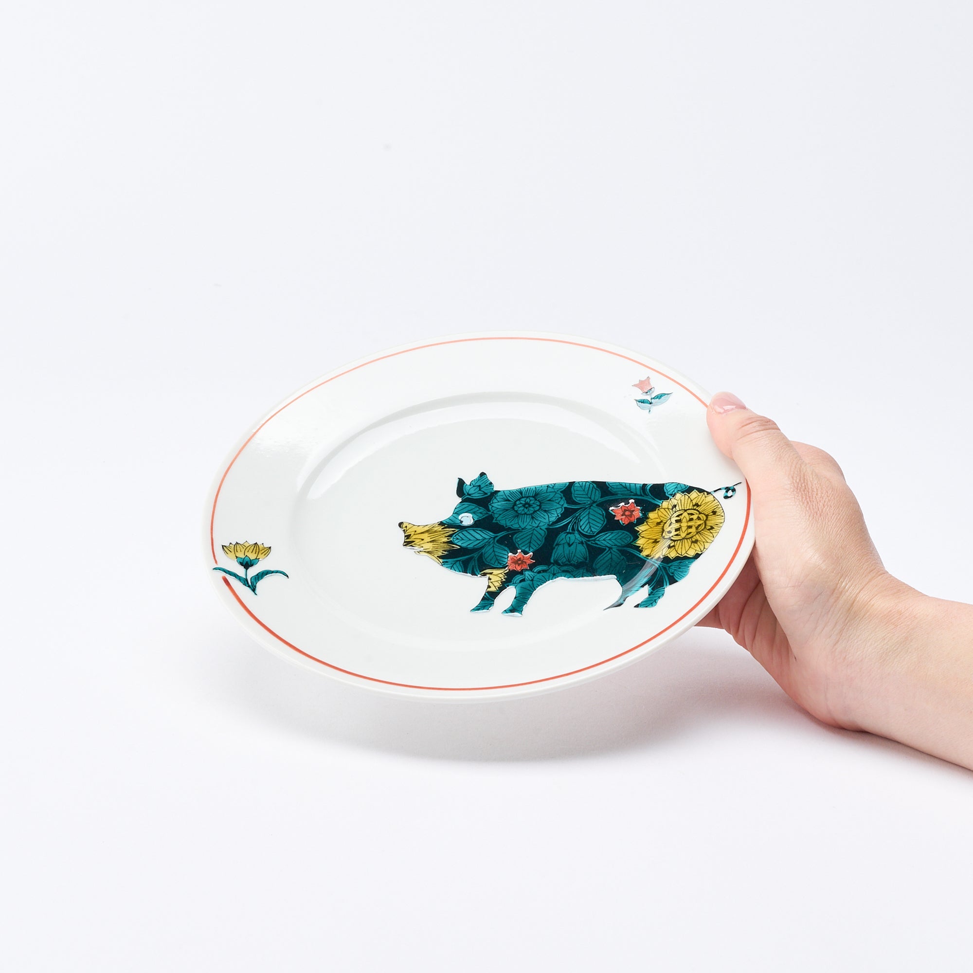 Botanical Series Side Plate - JAPAN KUTANI SHOP