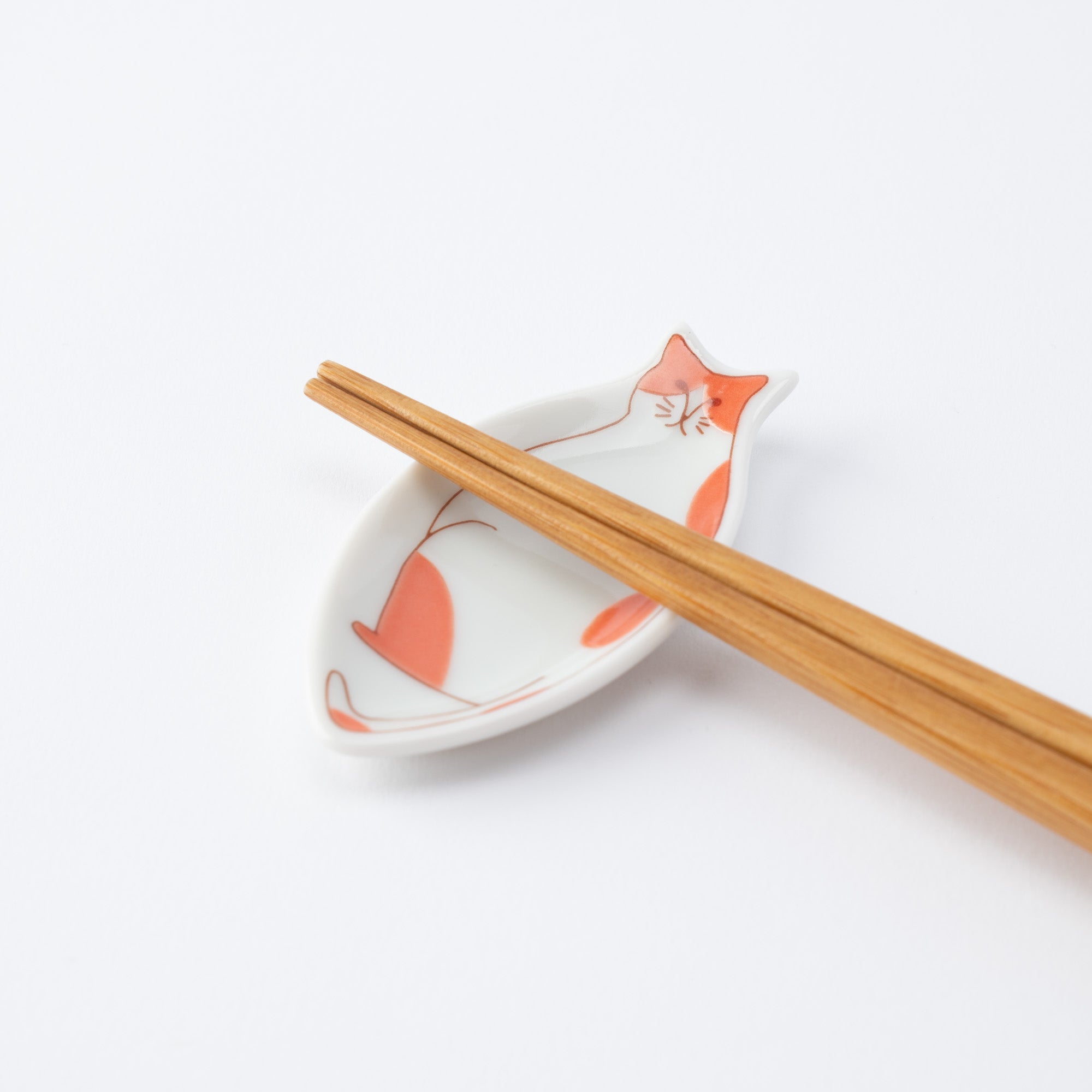 Cat Shaped Chopstick Rest - JAPAN KUTANI SHOP