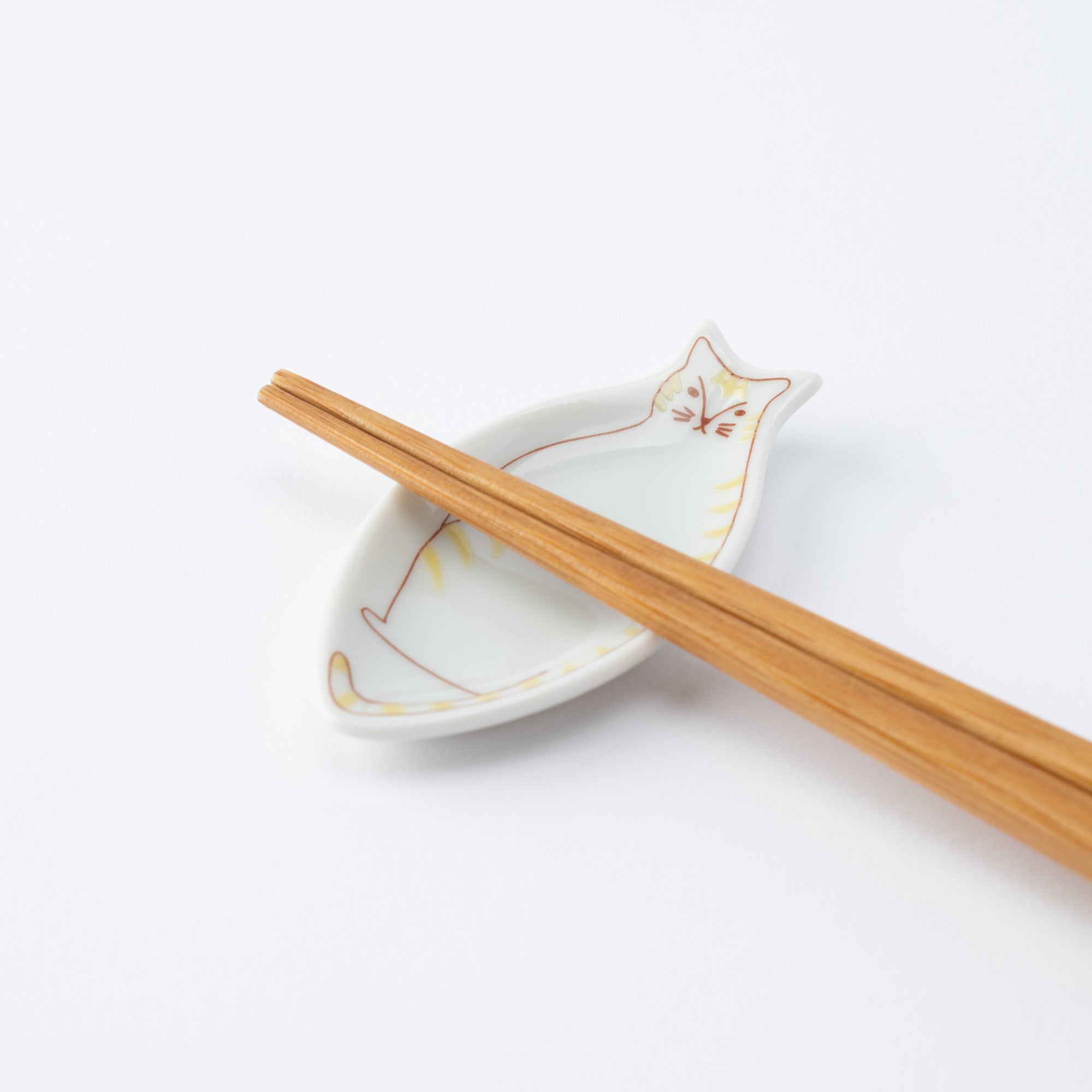 Cat Shaped Chopstick Rest - JAPAN KUTANI SHOP