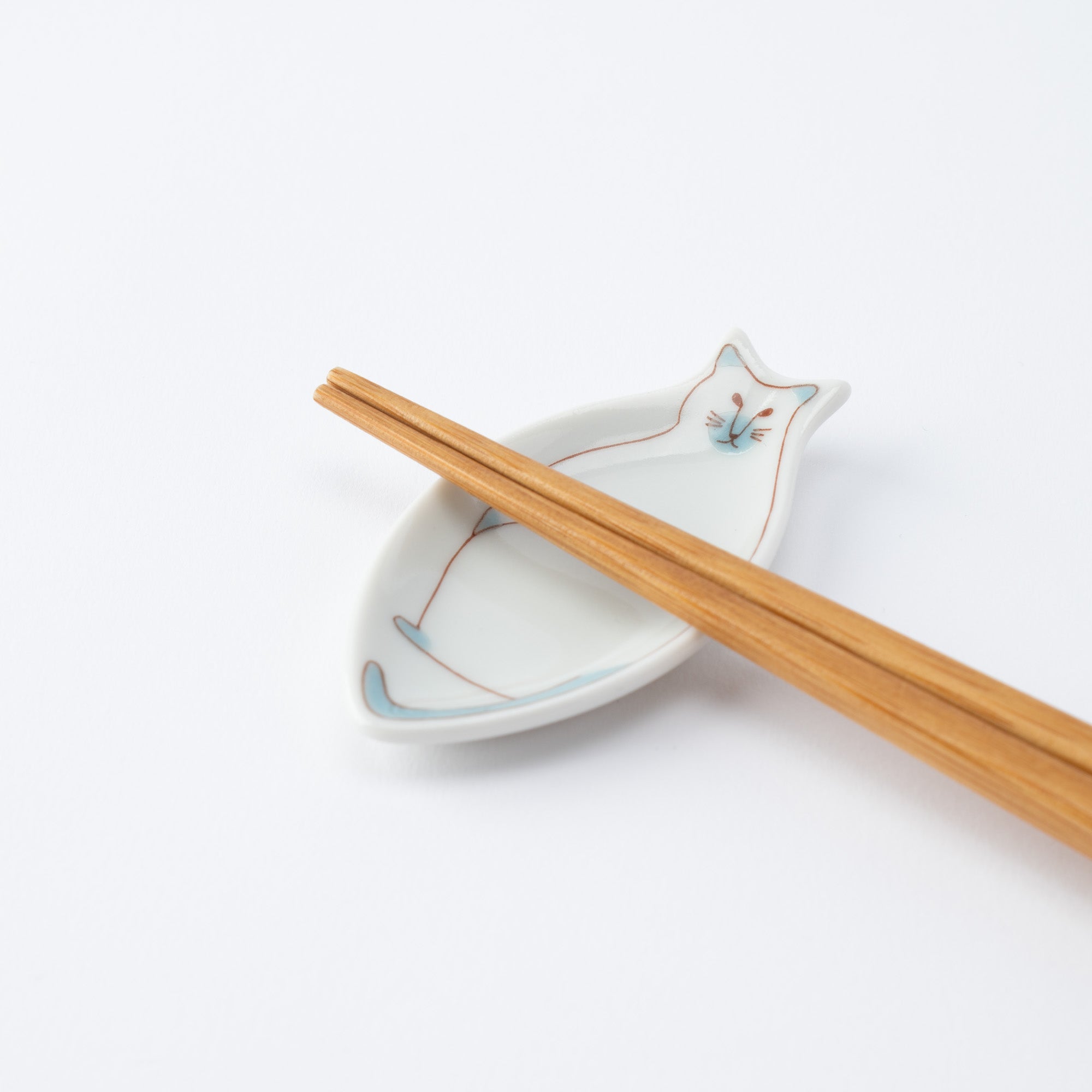 Cat Shaped Chopstick Rest - JAPAN KUTANI SHOP