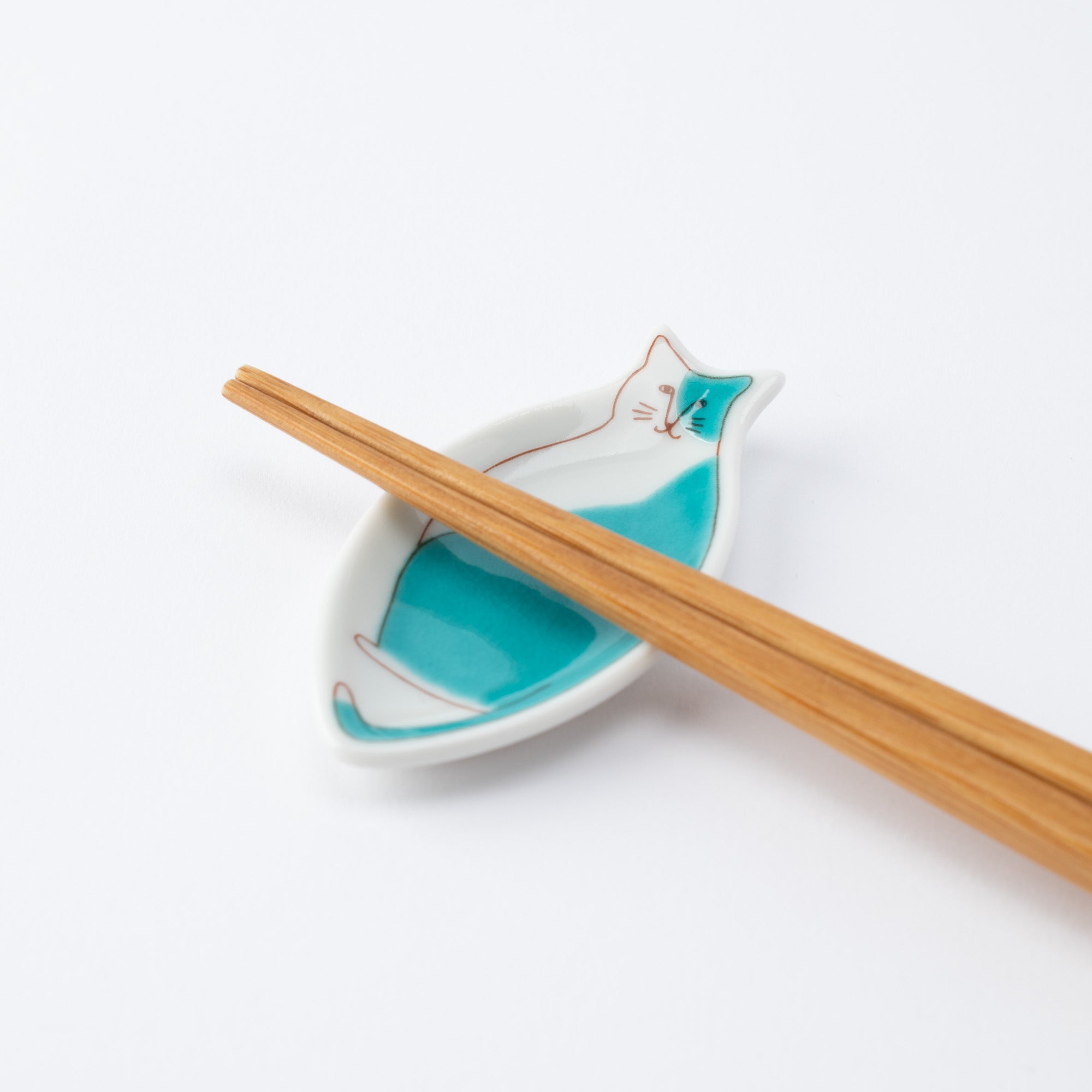 Cat Shaped Chopstick Rest - JAPAN KUTANI SHOP