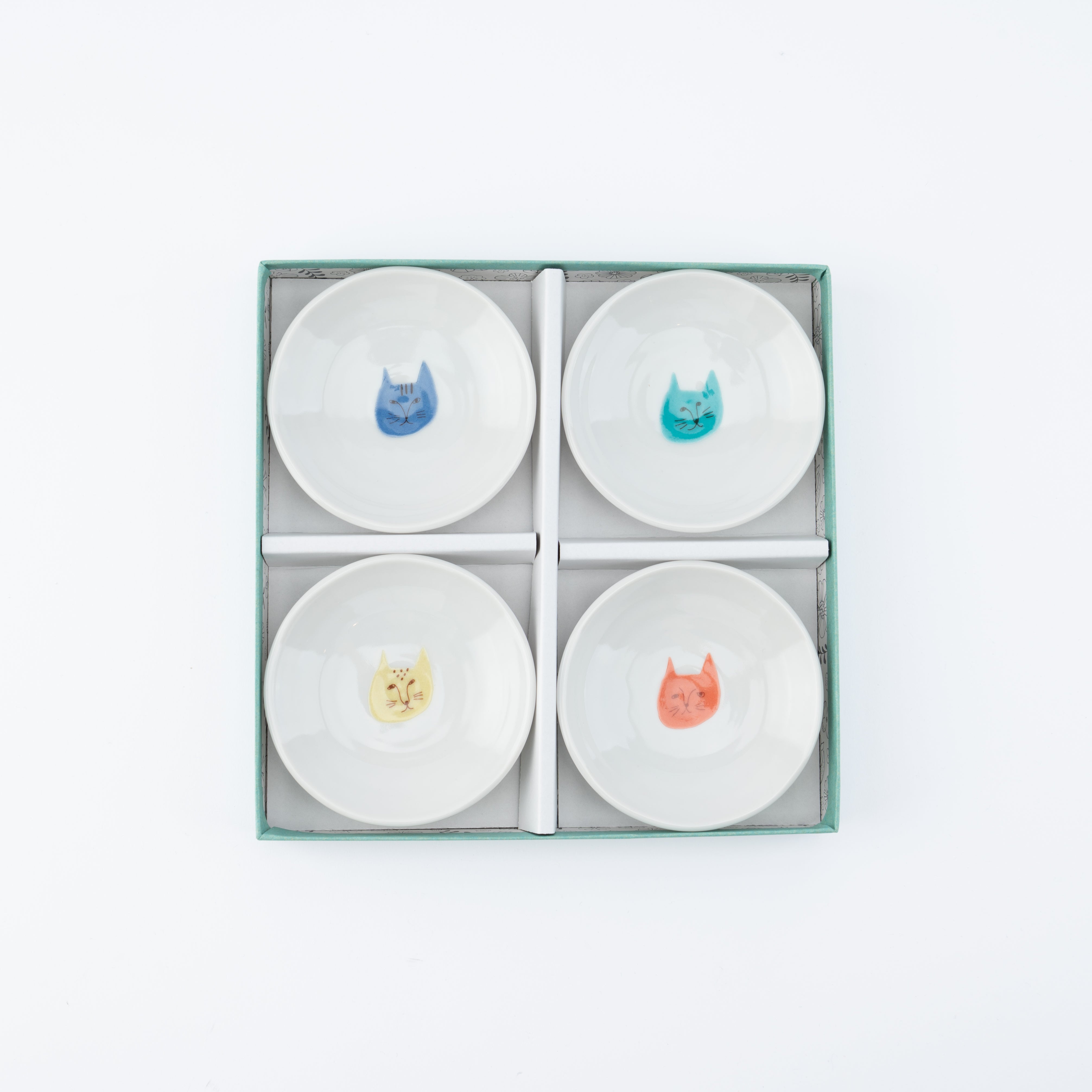 Tiny Cat Sauce Plate Set