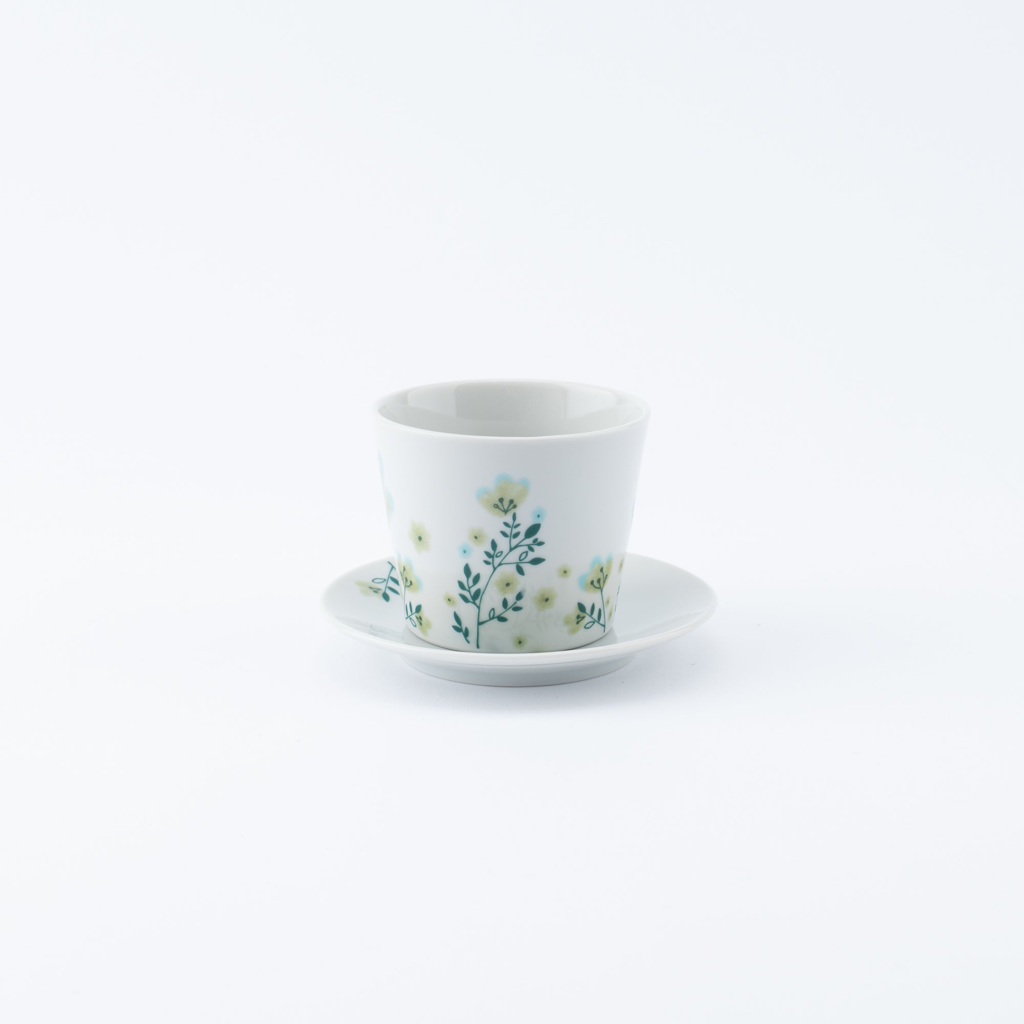 Spring Flowers Japanese Cup & Saucer