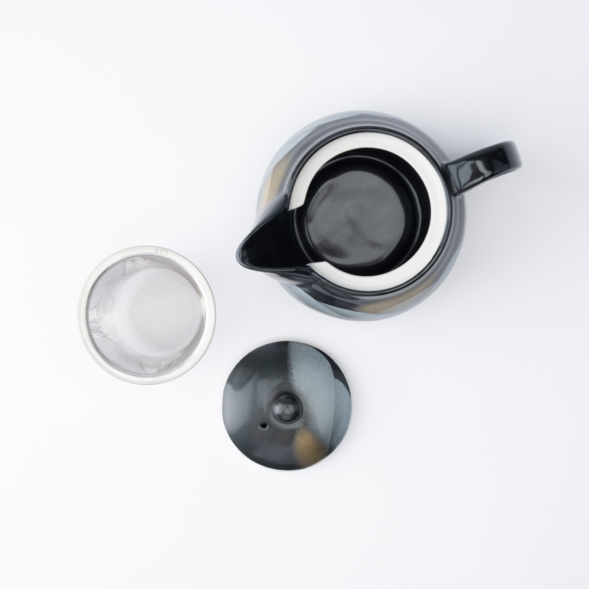 Renzan Mountain Range Japanese Teapot