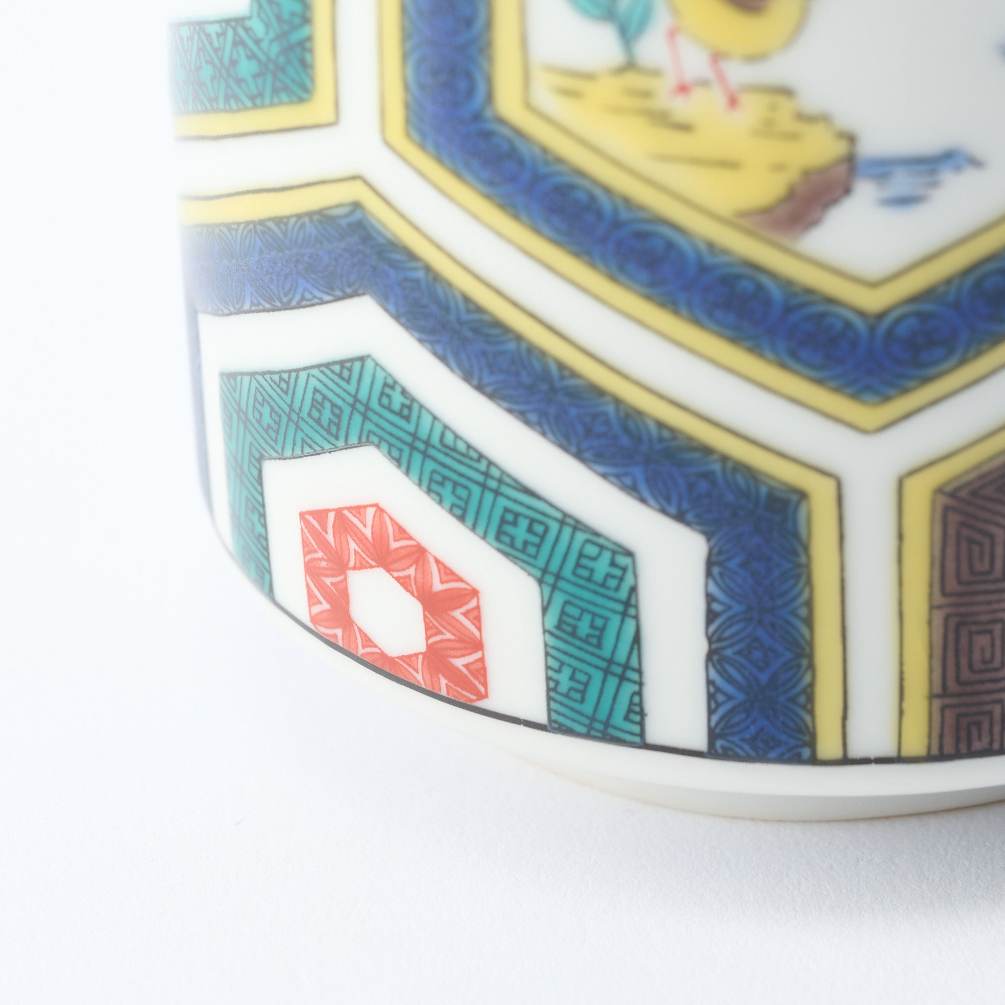 Classic Kutani Yunomi Japanese Teacup