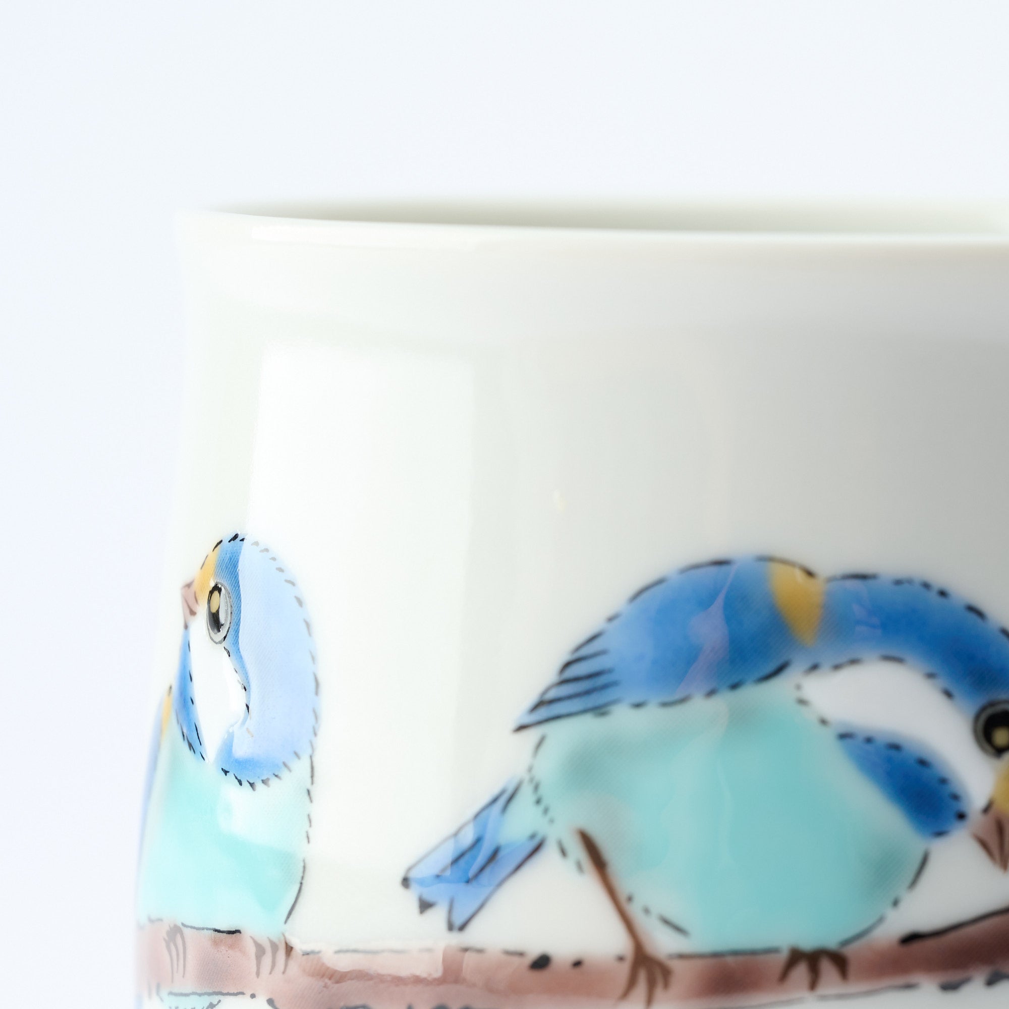 Yamagara Bird Yunomi Japanese Teacup