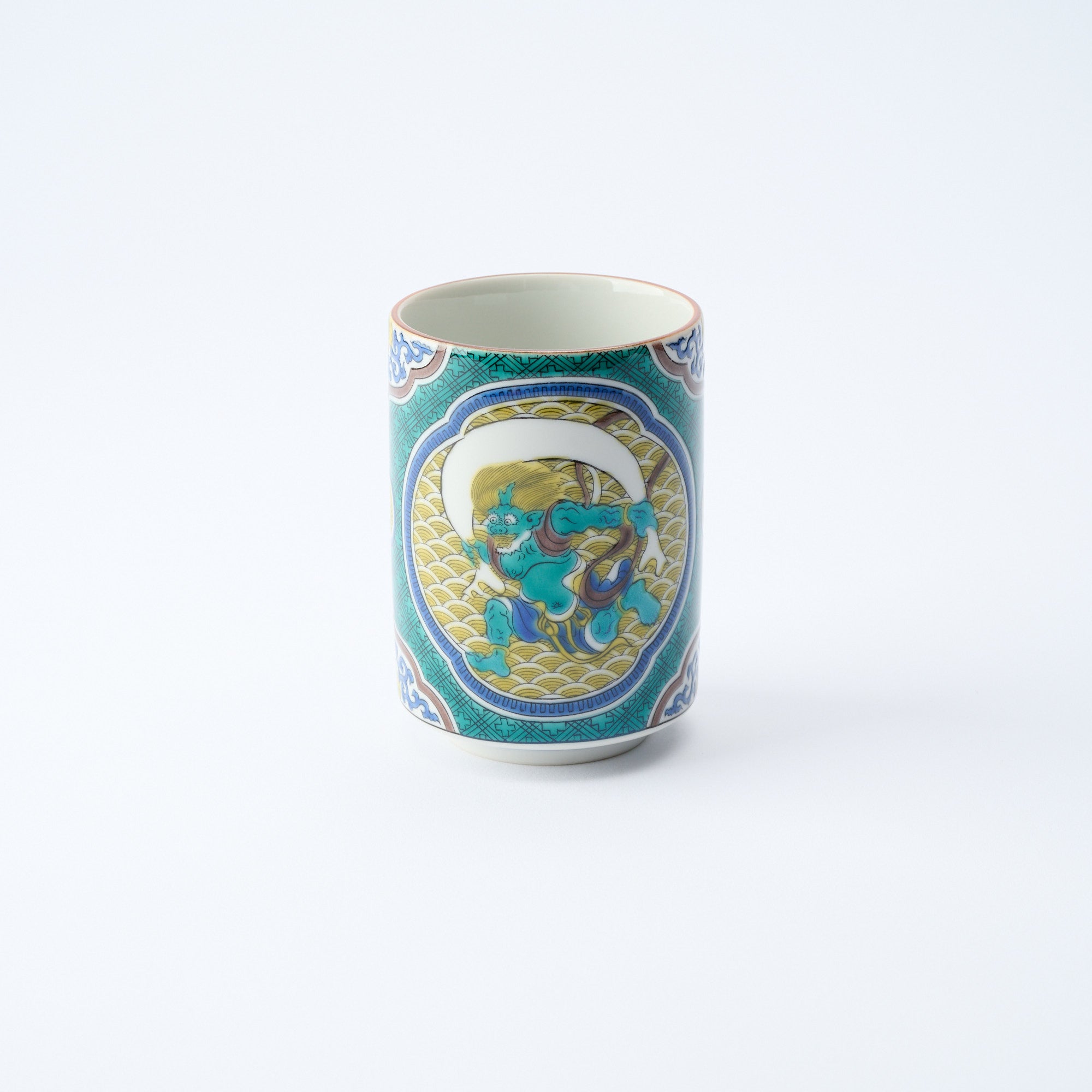 Classic Kutani Yunomi Japanese Teacup
