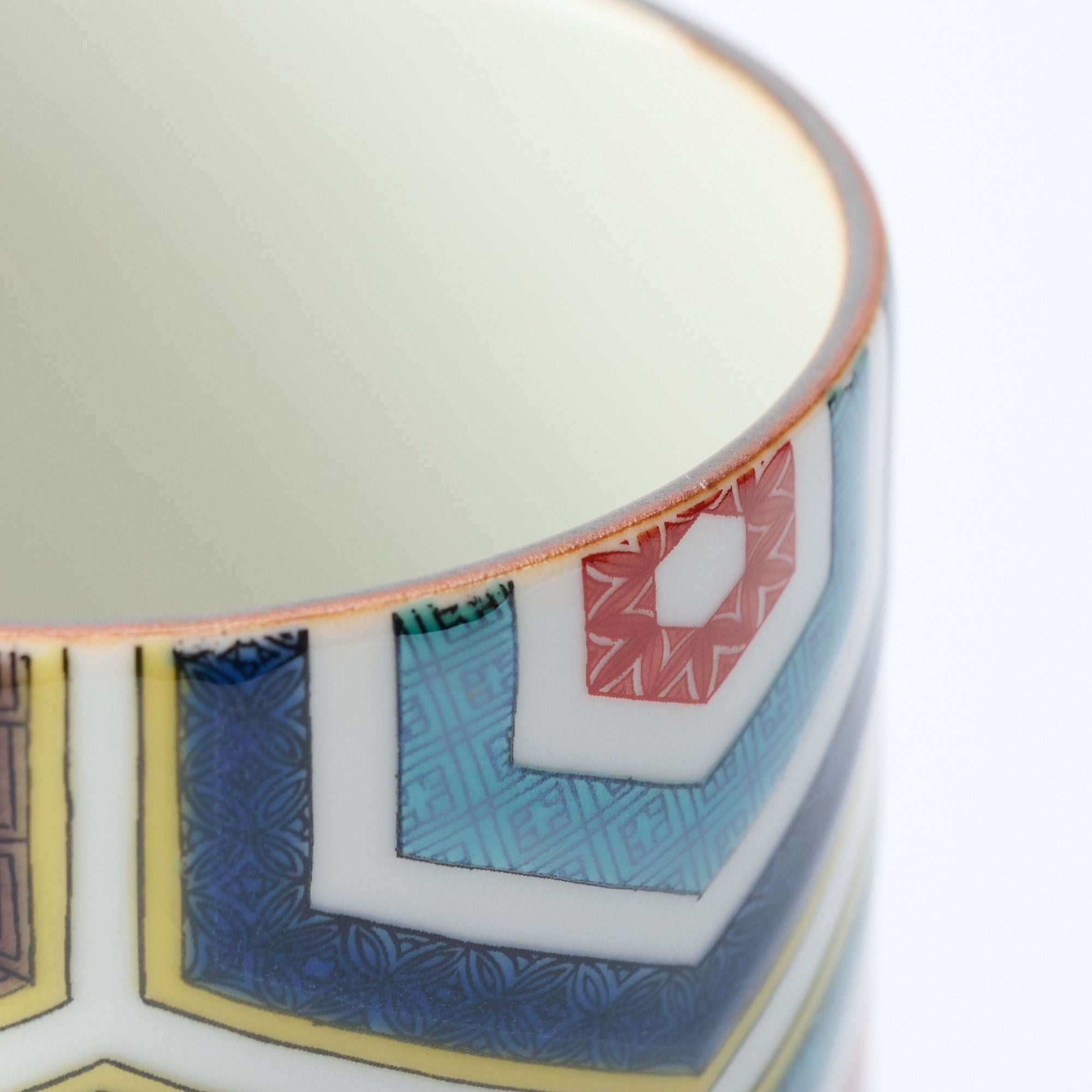 Classic Kutani Yunomi Japanese Teacup