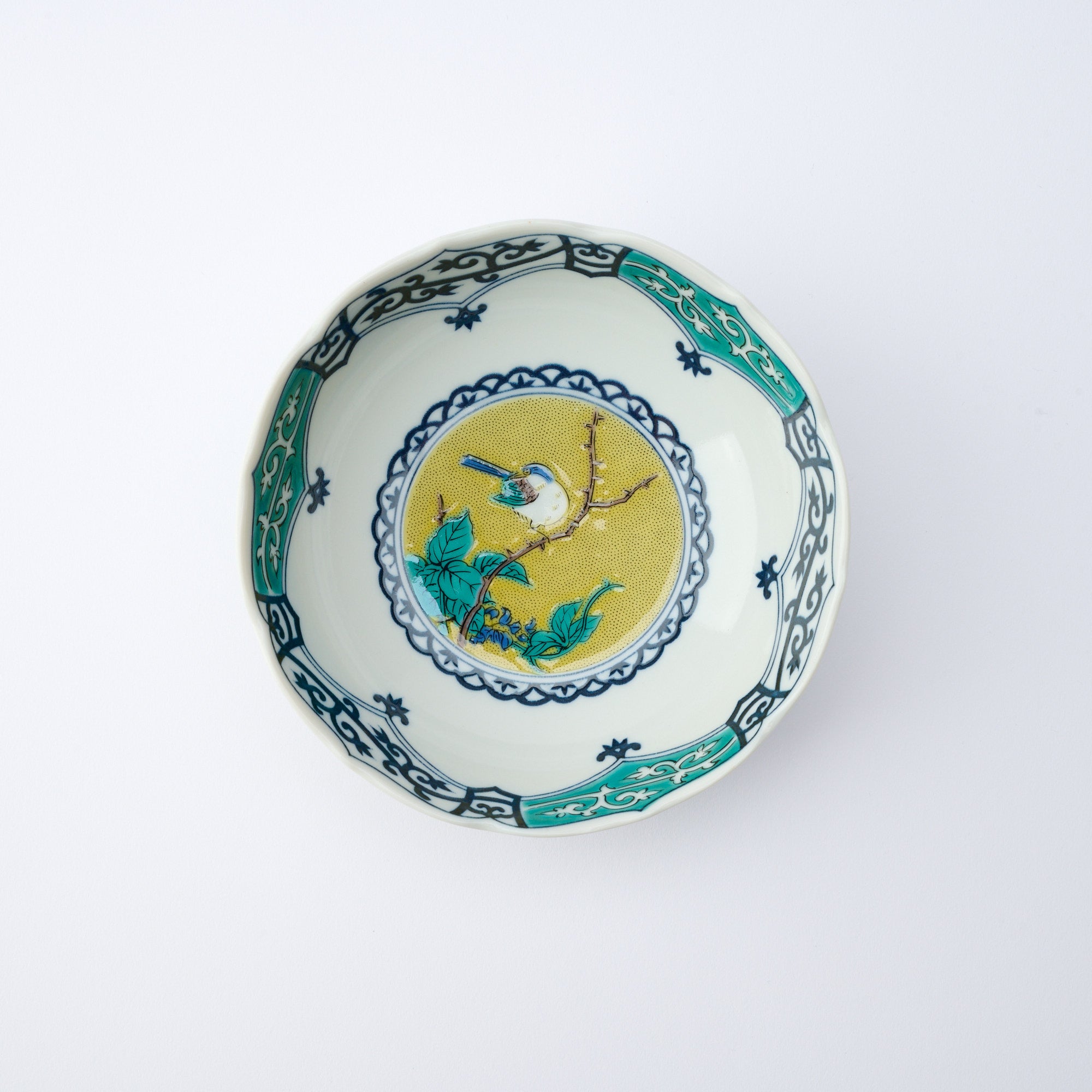 Yoshidaya Flower and Bird Medium Bowl