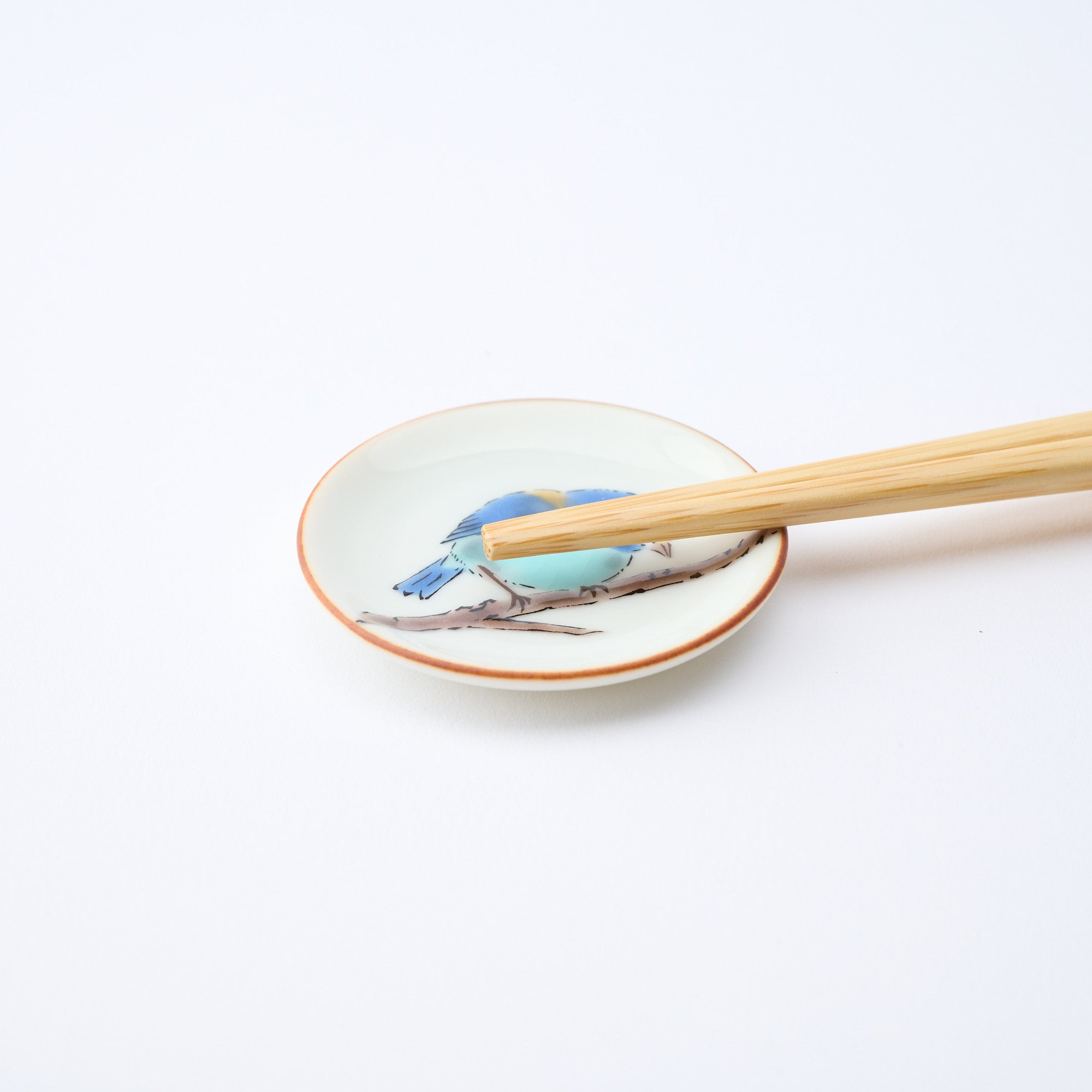 Yamagara Bird Round Chopstick Rest Set