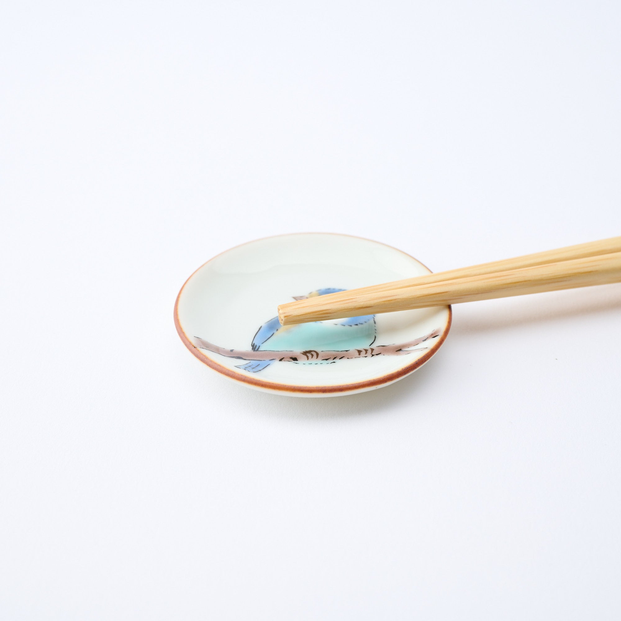Yamagara Bird Round Chopstick Rest Set