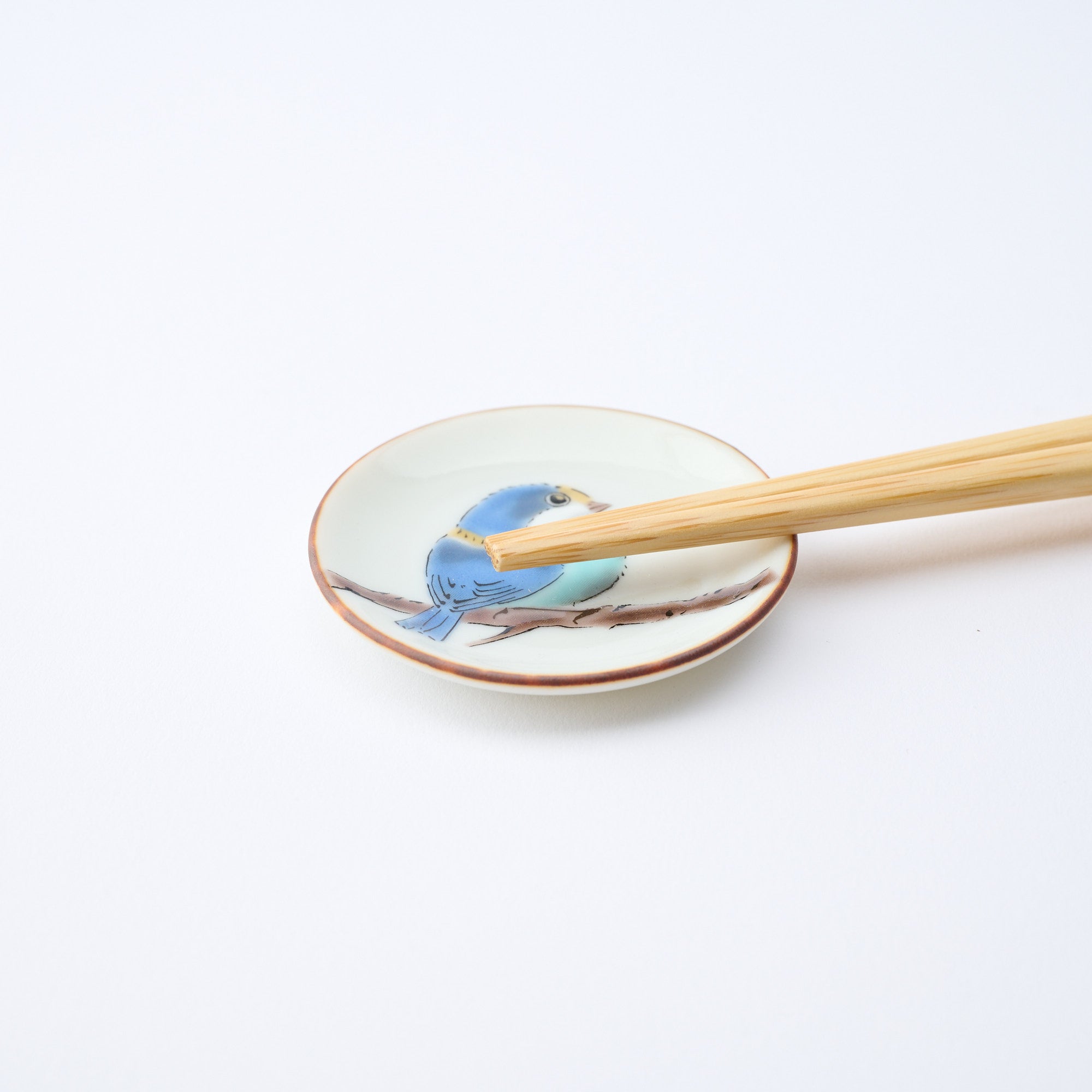Yamagara Bird Round Chopstick Rest Set