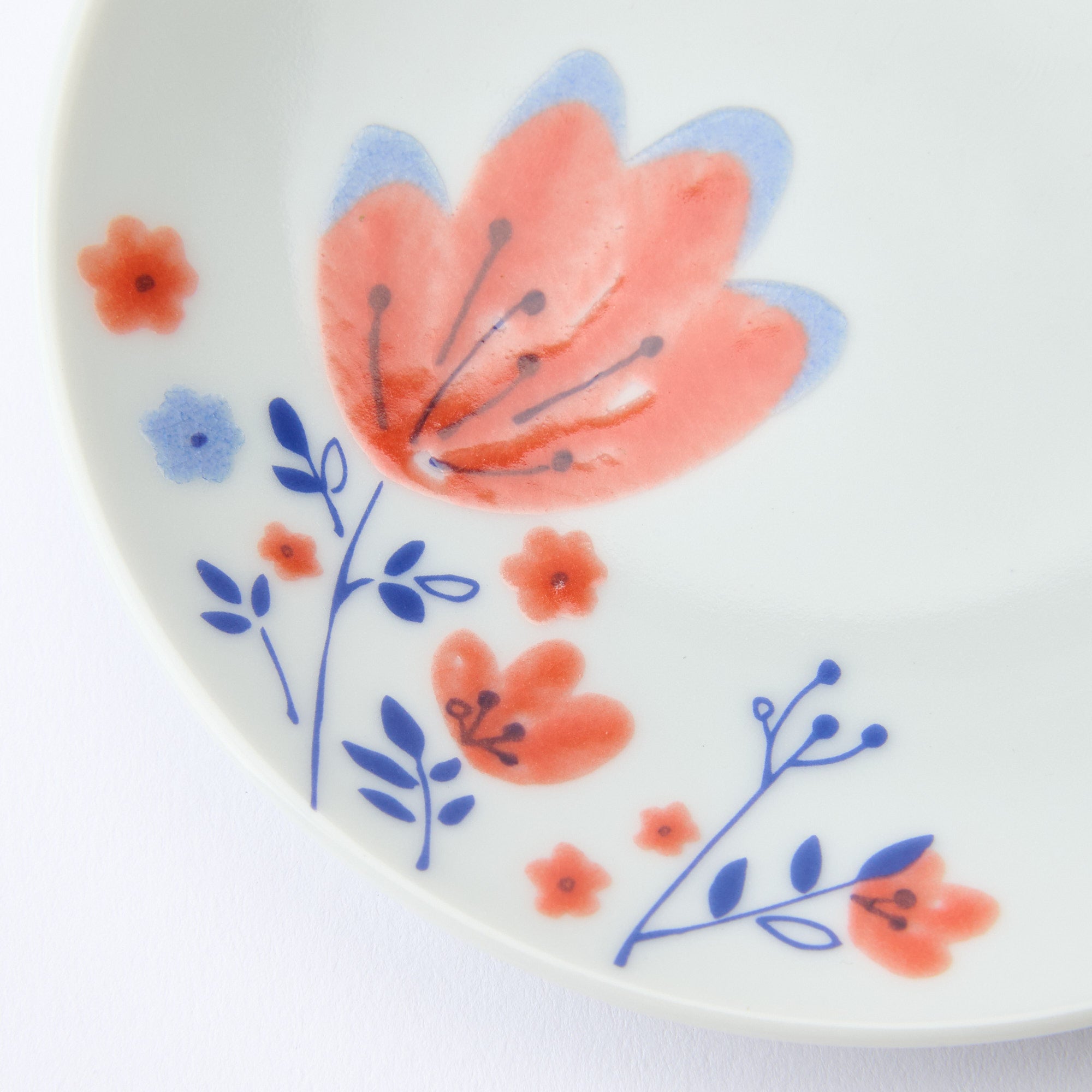 Spring Flowers Japanese Cup & Saucer