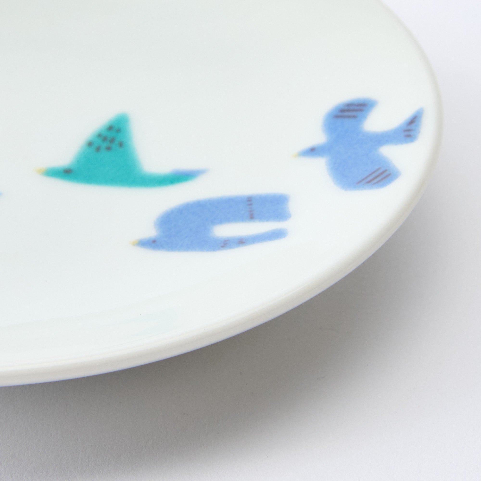 Playful Blue Sauce Plate