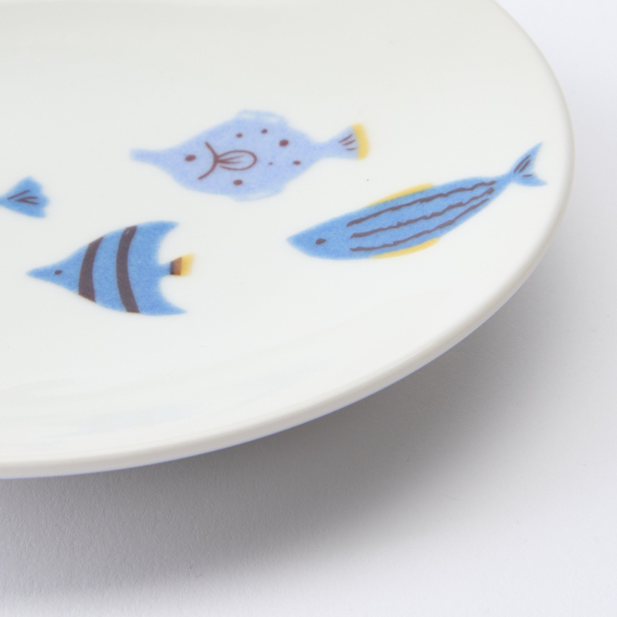 Playful Blue Sauce Plate