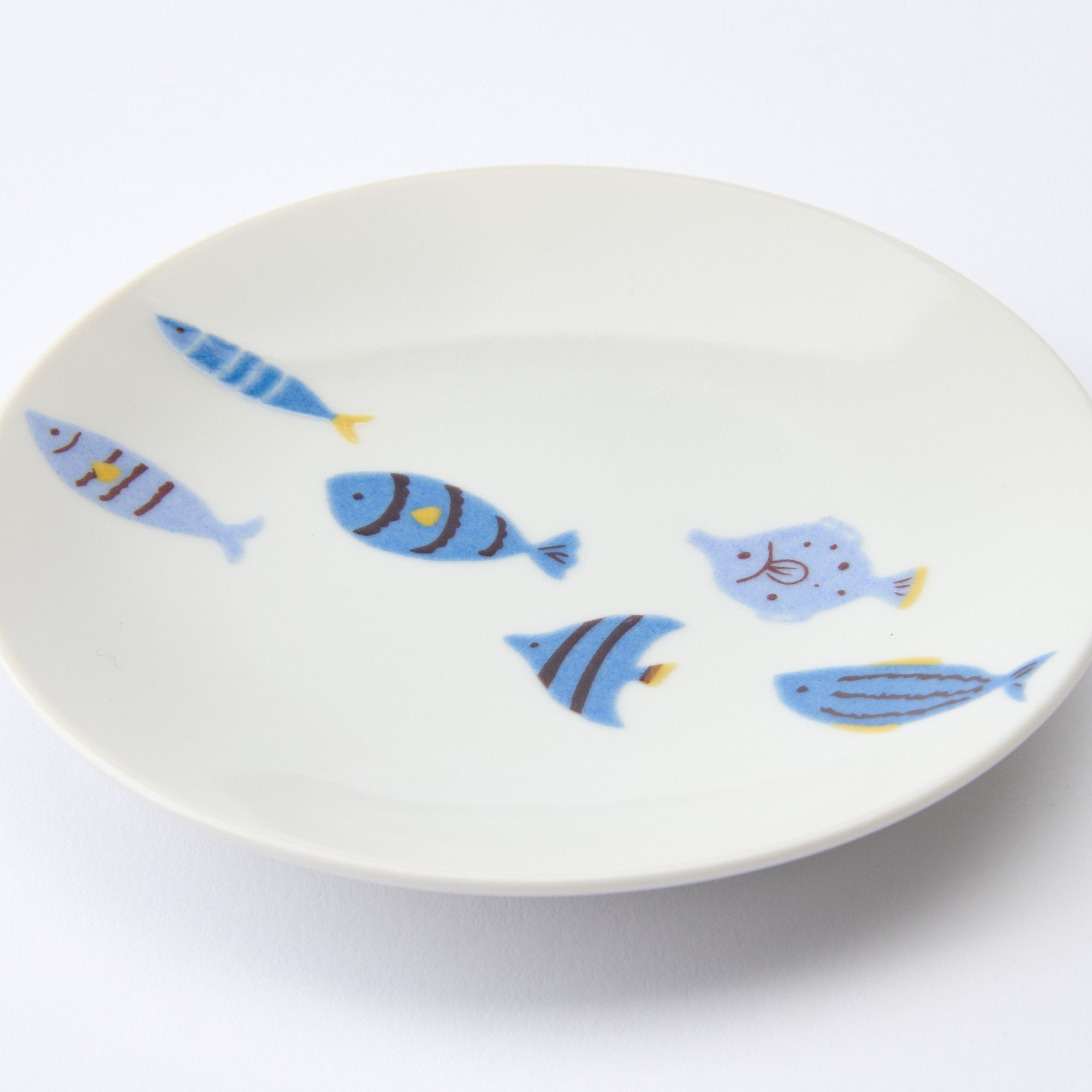 Playful Blue Sauce Plate