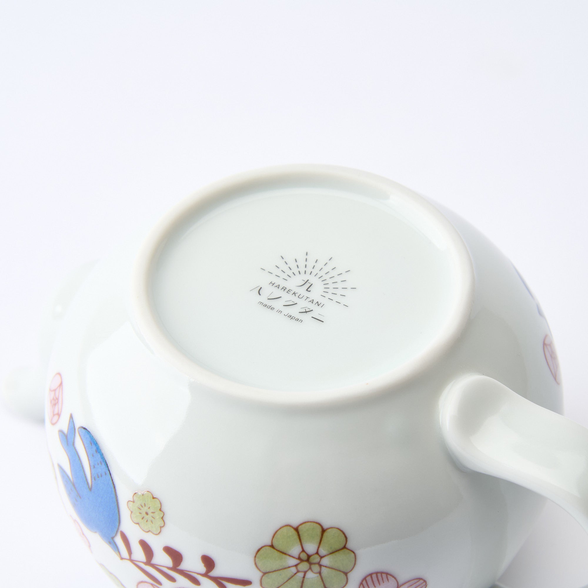 Bird and Blooms Japanese Teapot