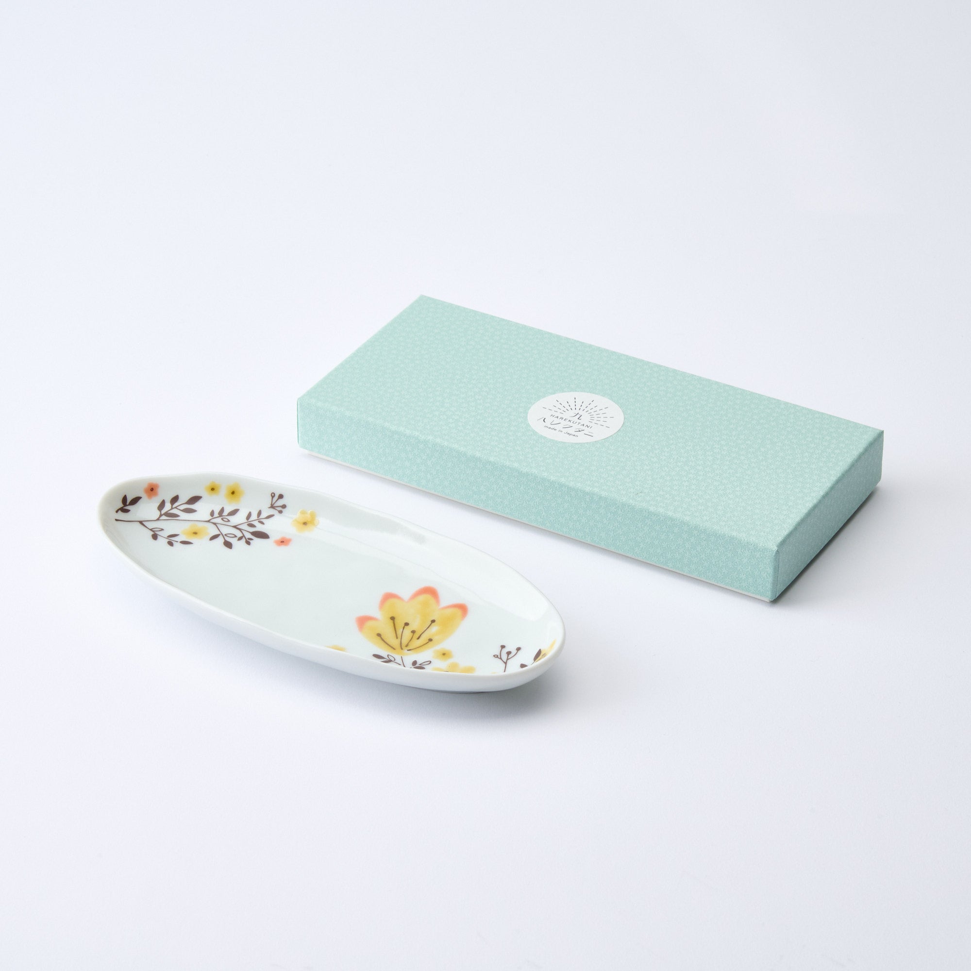 Spring Flowers Oval Side Plate