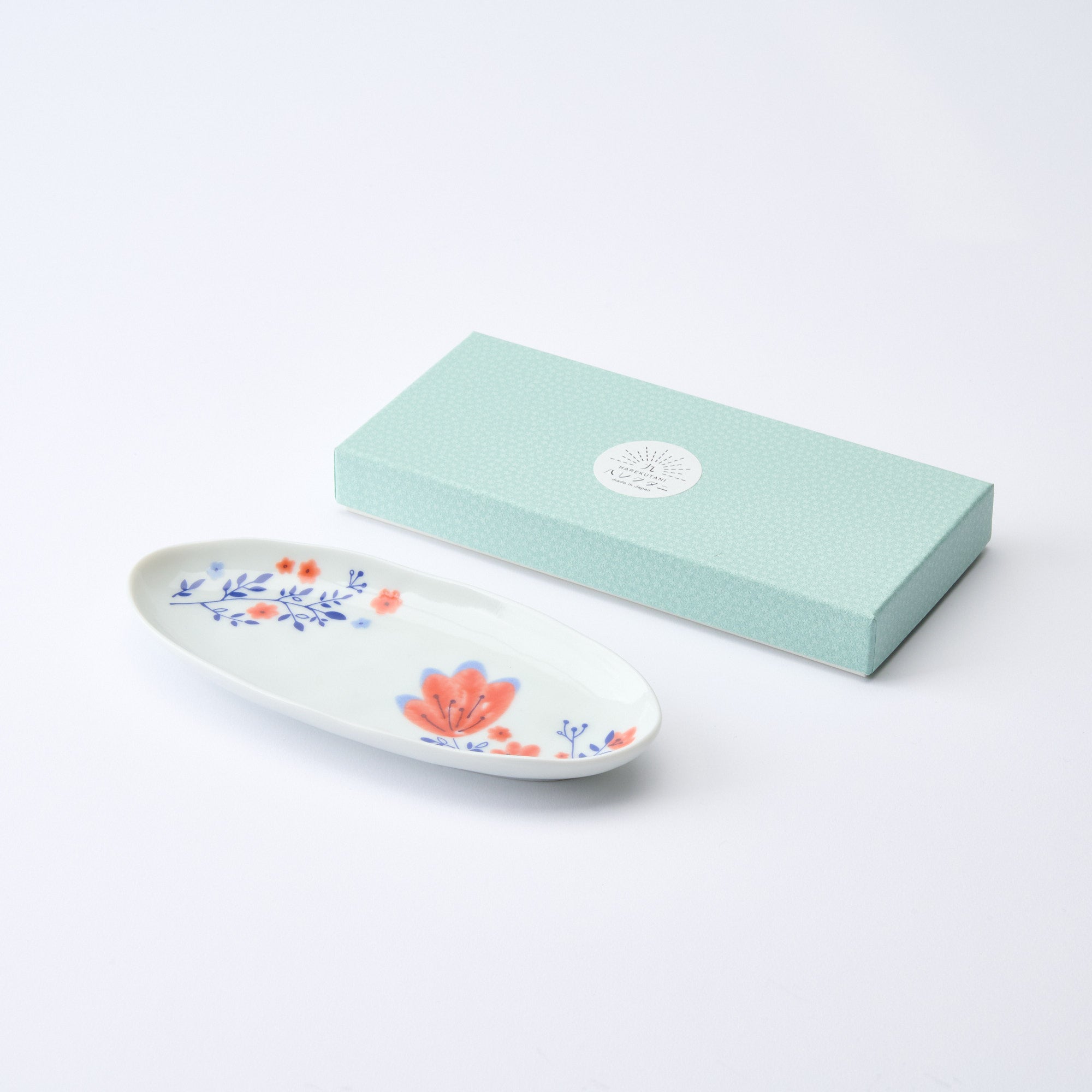 Spring Flowers Oval Side Plate