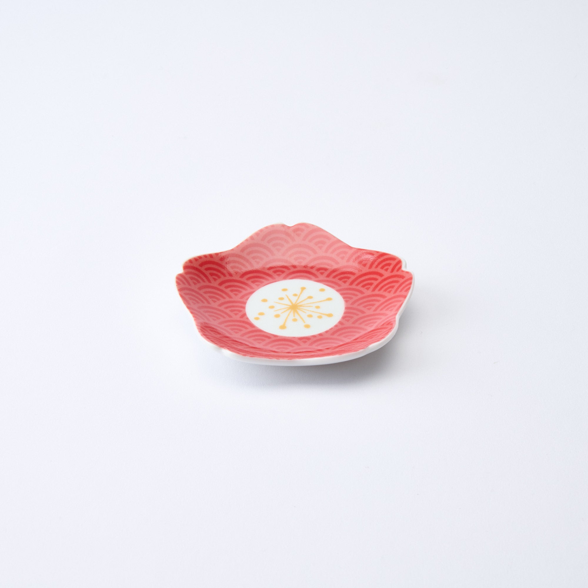 Sakura Shaped Sauce Plate - JAPAN KUTANI SHOP