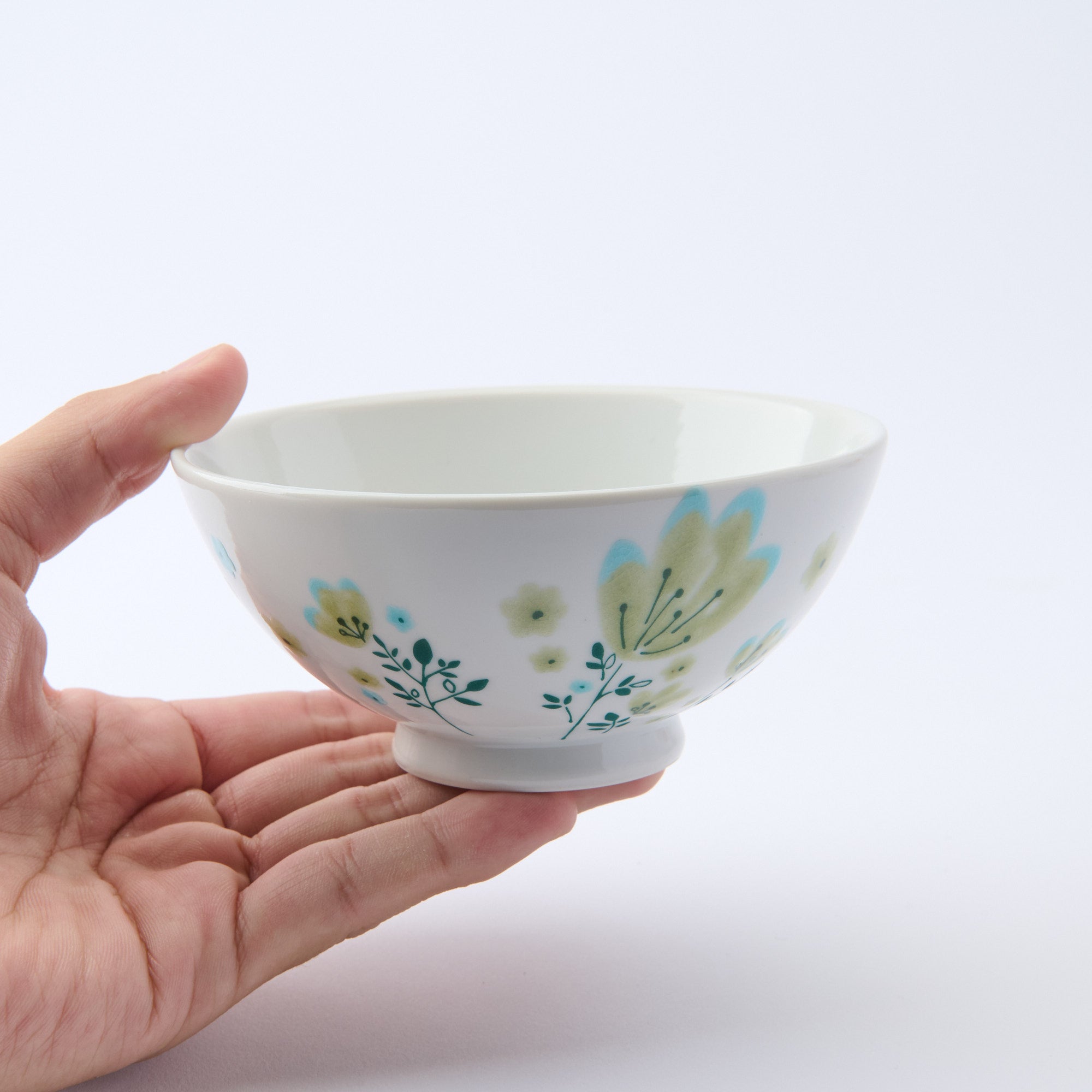 Spring Flowers Japanese Rice Bowl