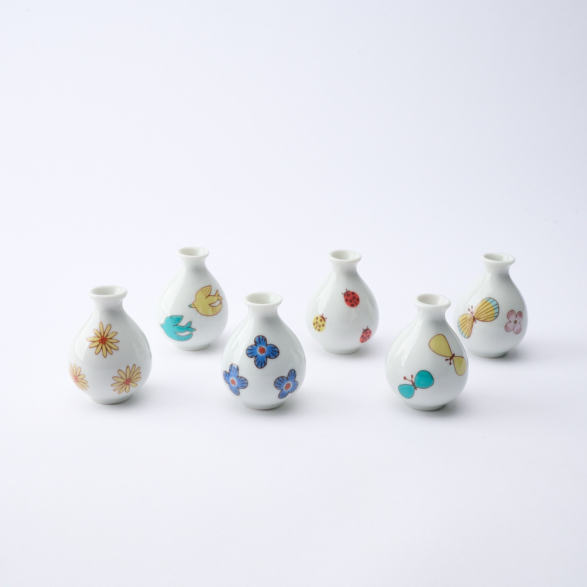 Playful Pattern Single Flower Vase