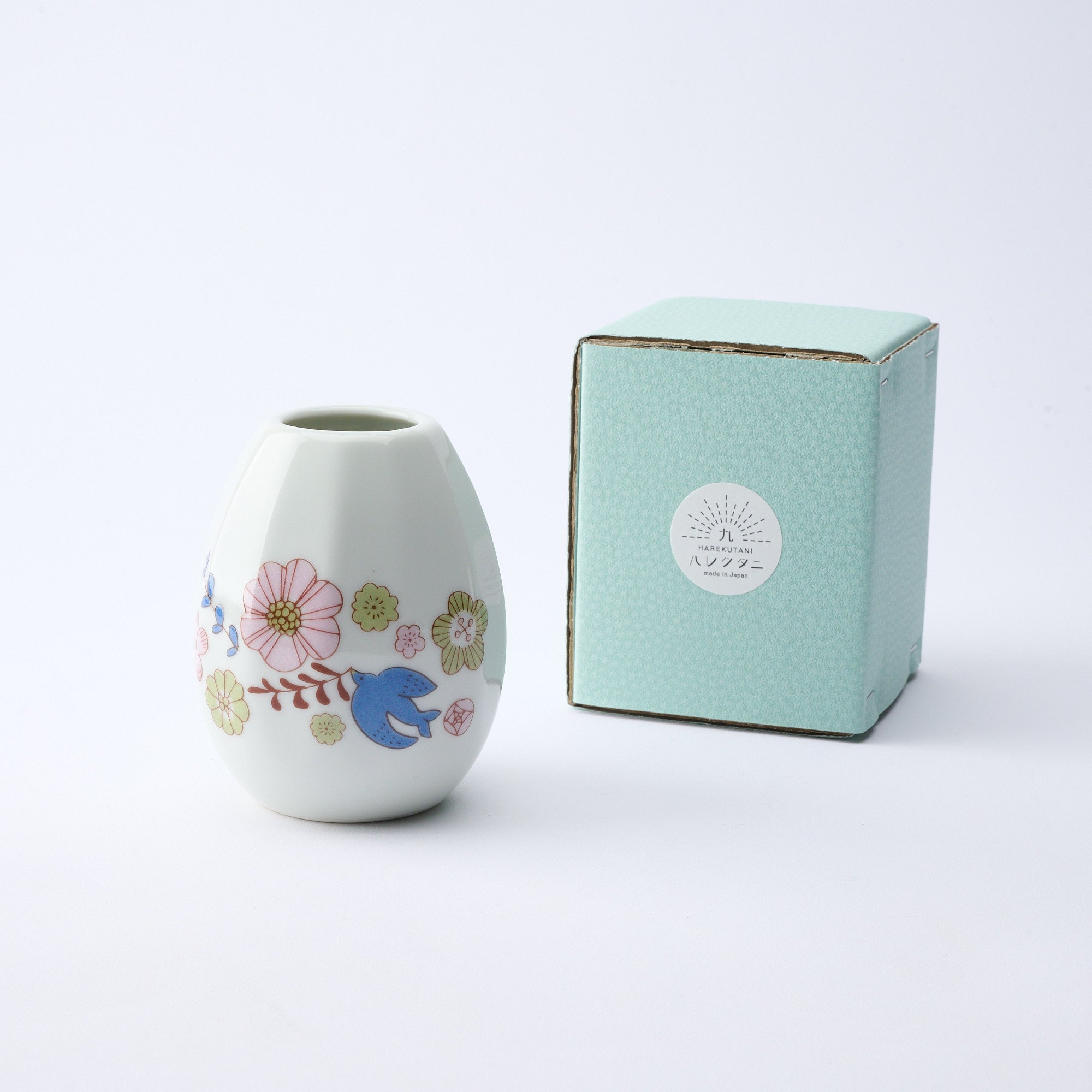 Bird and Blooms Single Flower Vase