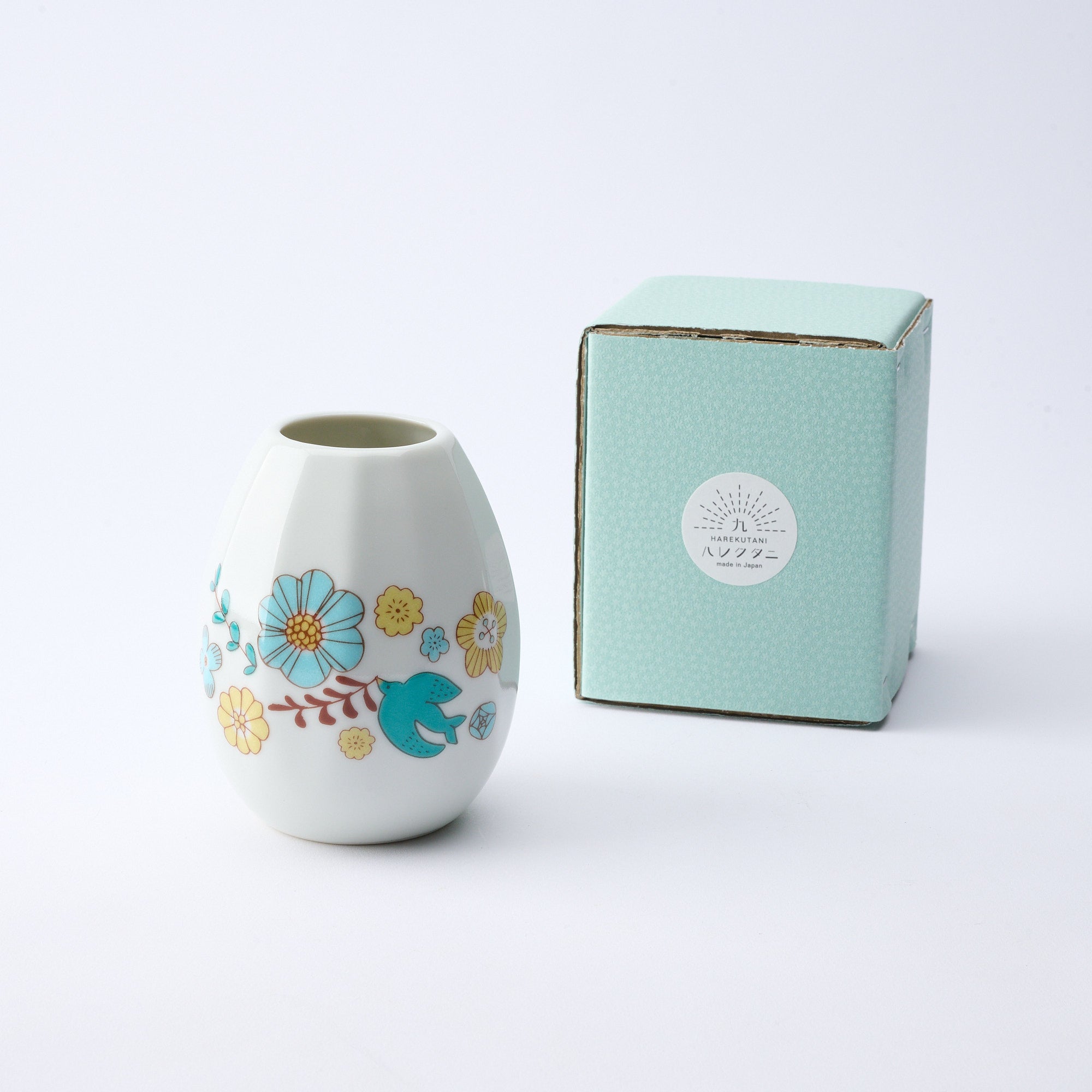 Bird and Blooms Single Flower Vase