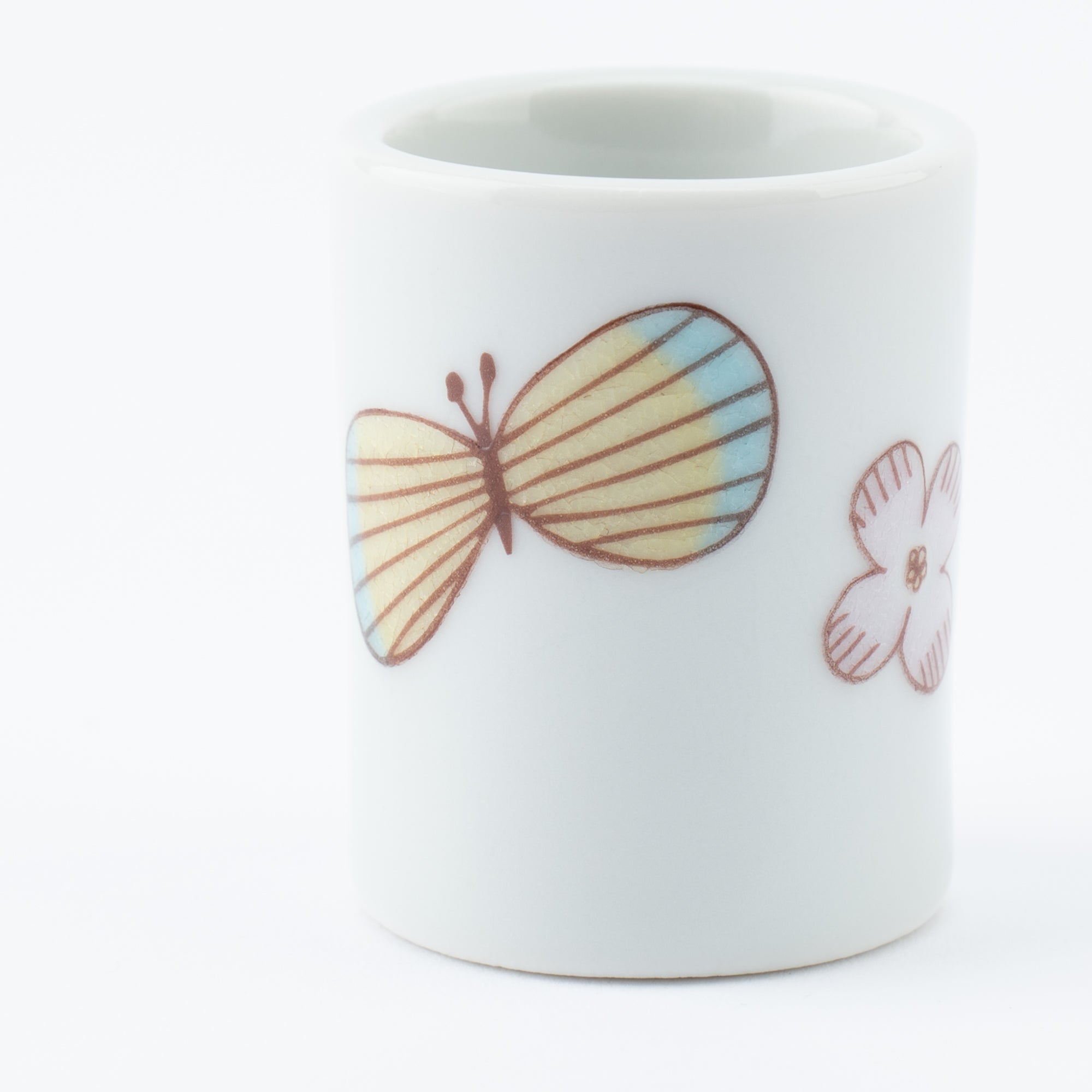 Butterfly and Flower Toothbrush Stand