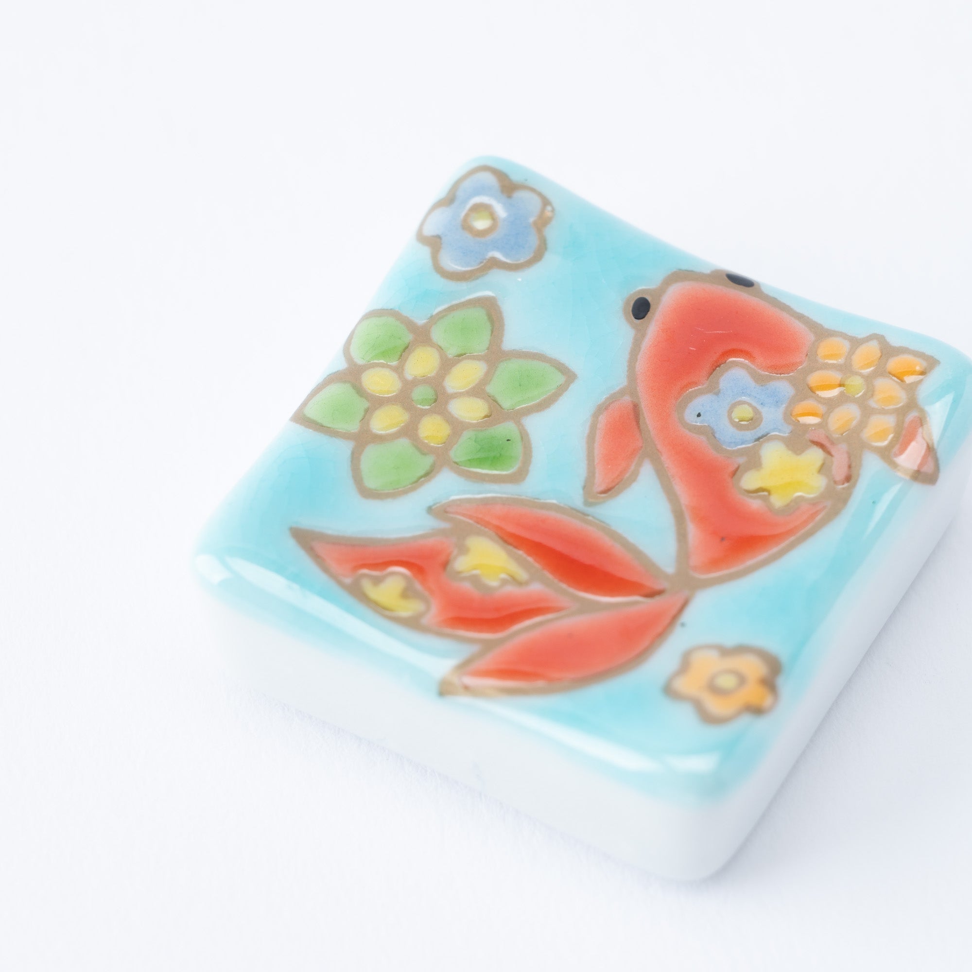 花きらり 四角箸置 - JAPAN KUTANI SHOP