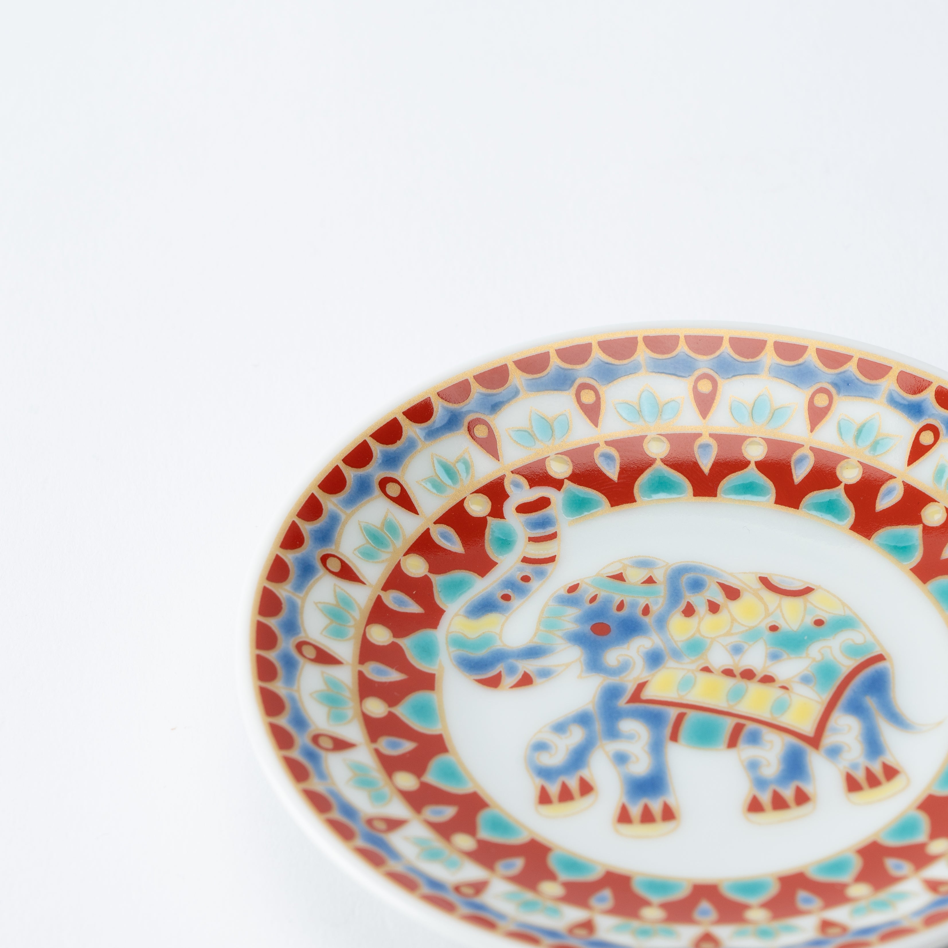 Auspicious Art Sauce Plate - JAPAN KUTANI SHOP