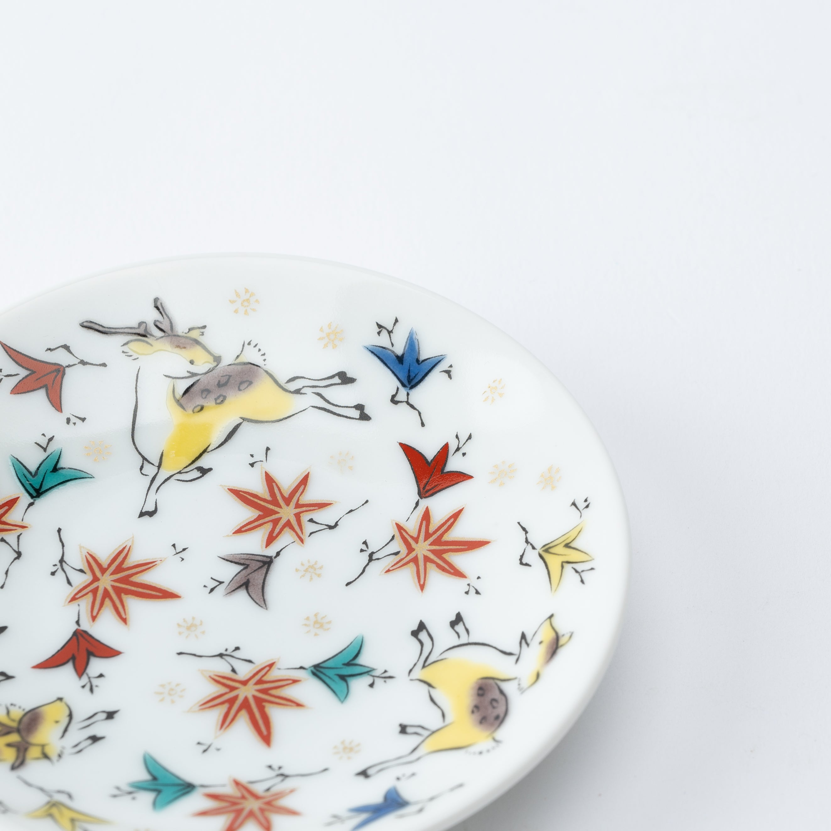 Auspicious Art Sauce Plate - JAPAN KUTANI SHOP