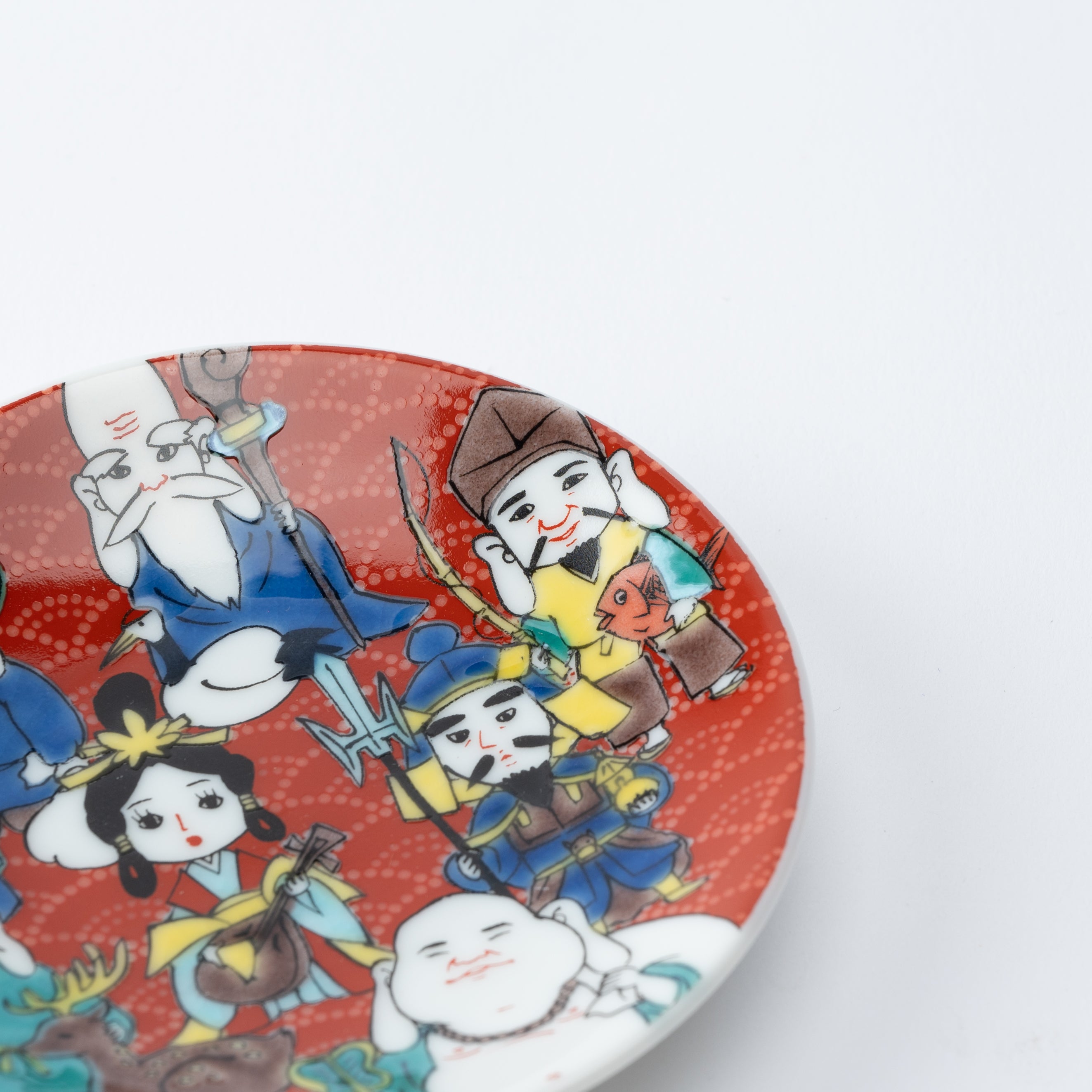Auspicious Art Sauce Plate - JAPAN KUTANI SHOP