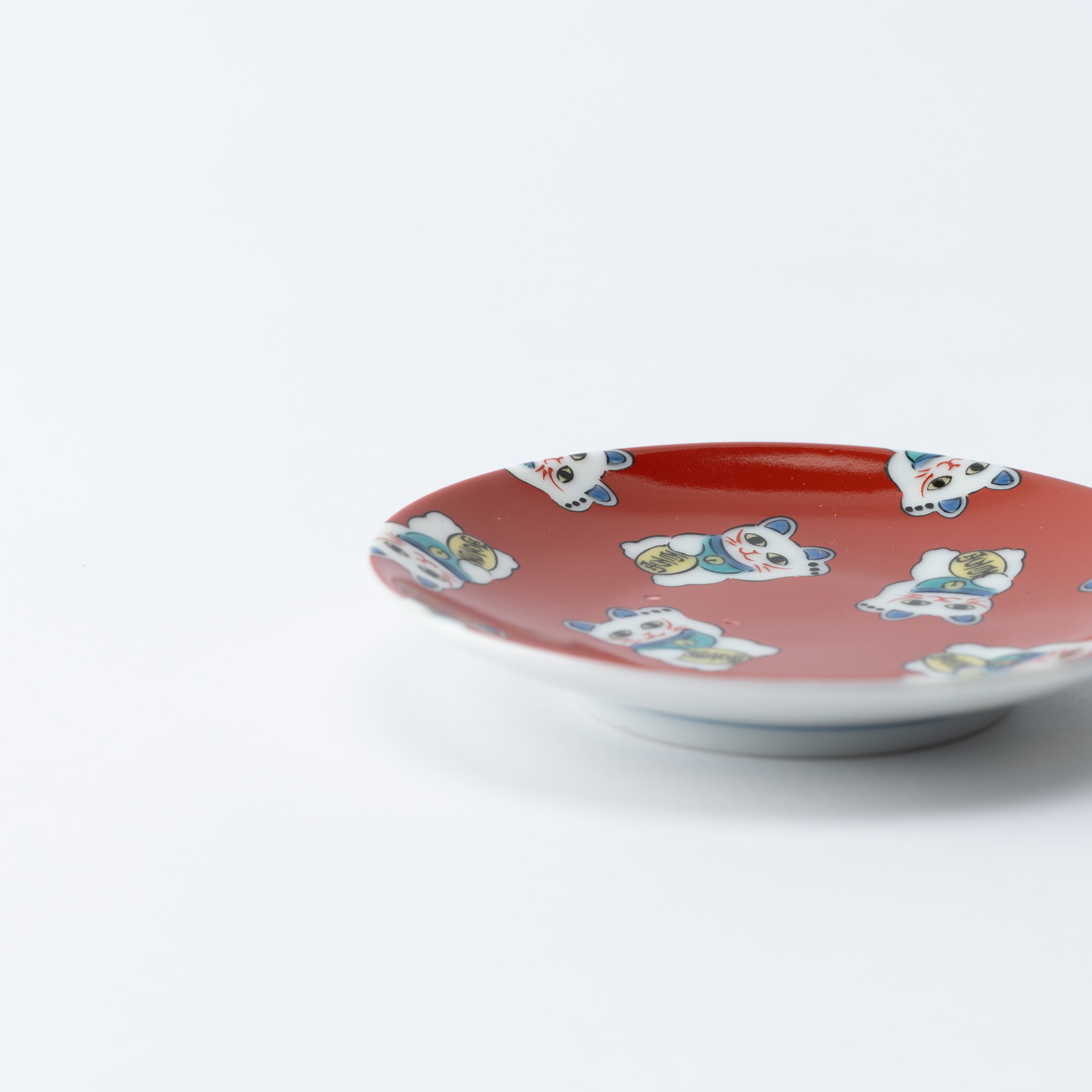 Auspicious Art Sauce Plate - JAPAN KUTANI SHOP