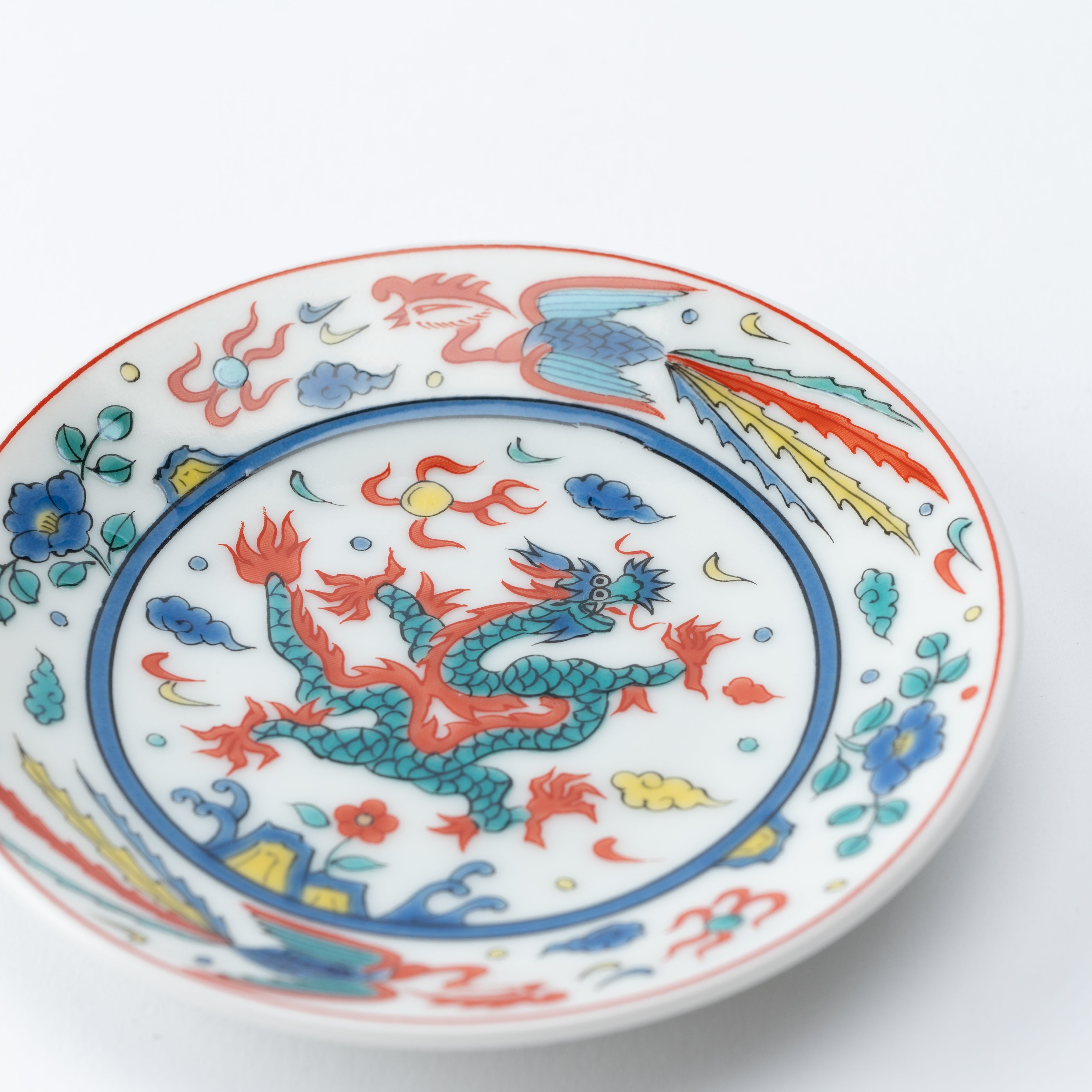 Auspicious Art Sauce Plate - JAPAN KUTANI SHOP