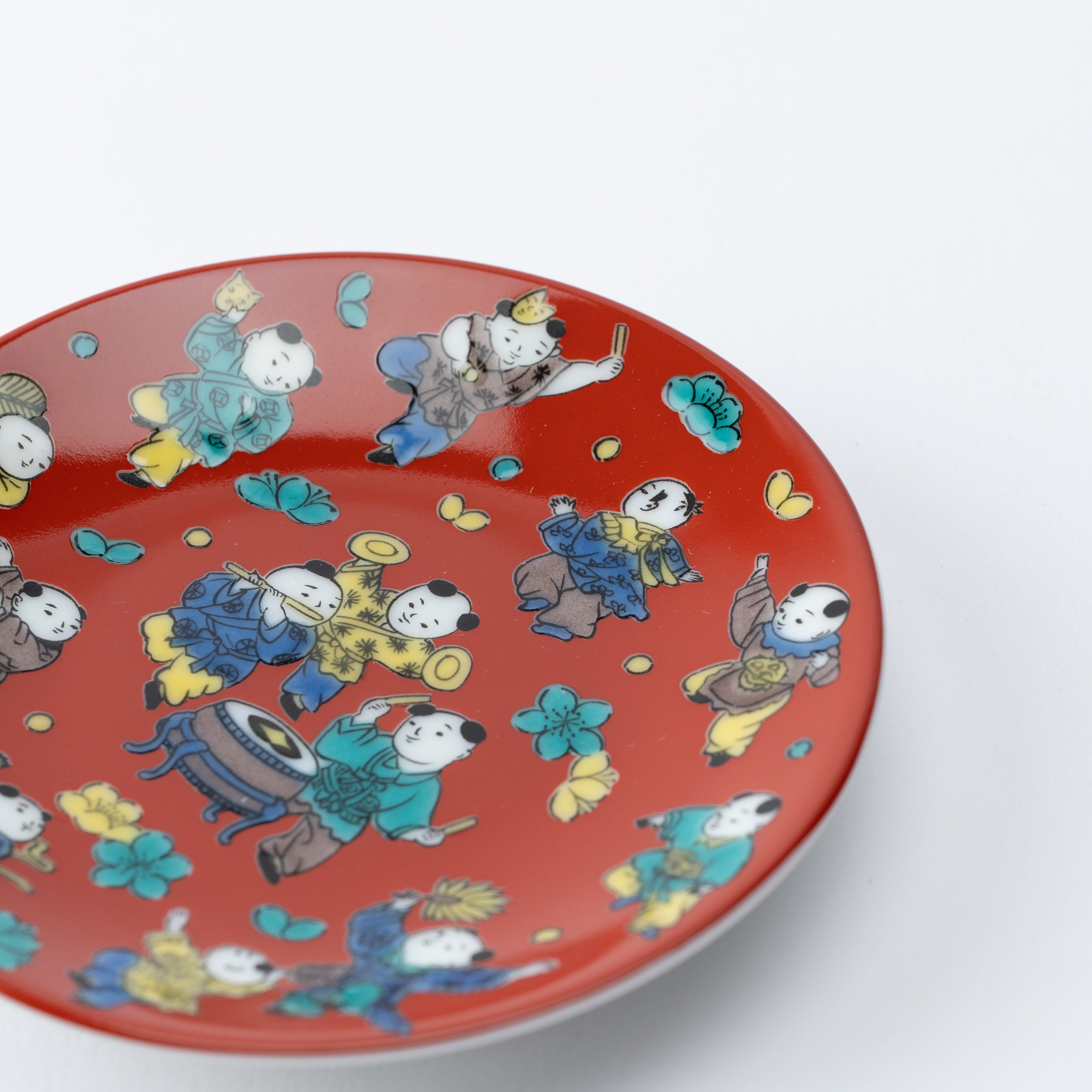 Auspicious Art Sauce Plate - JAPAN KUTANI SHOP