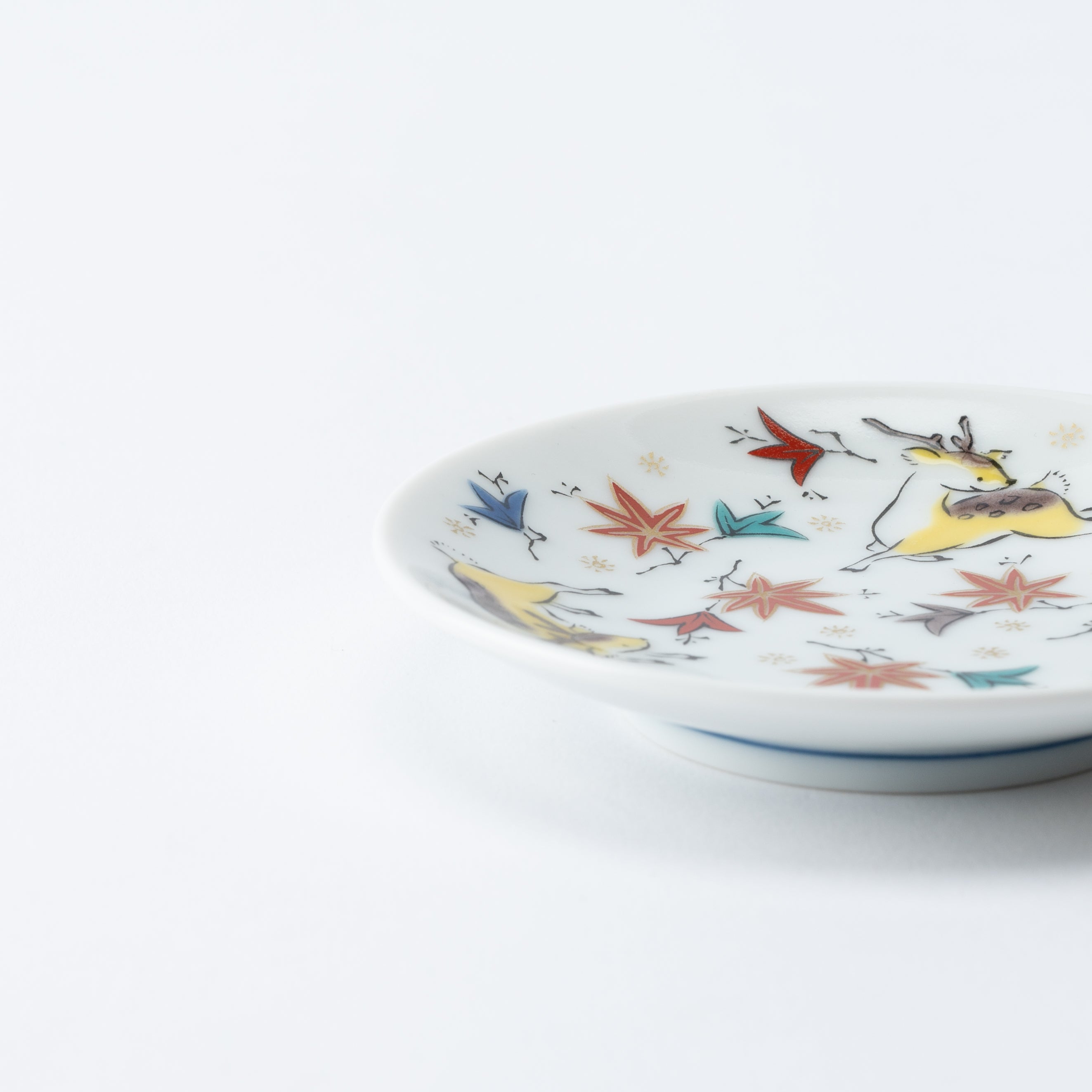 Auspicious Art Sauce Plate - JAPAN KUTANI SHOP