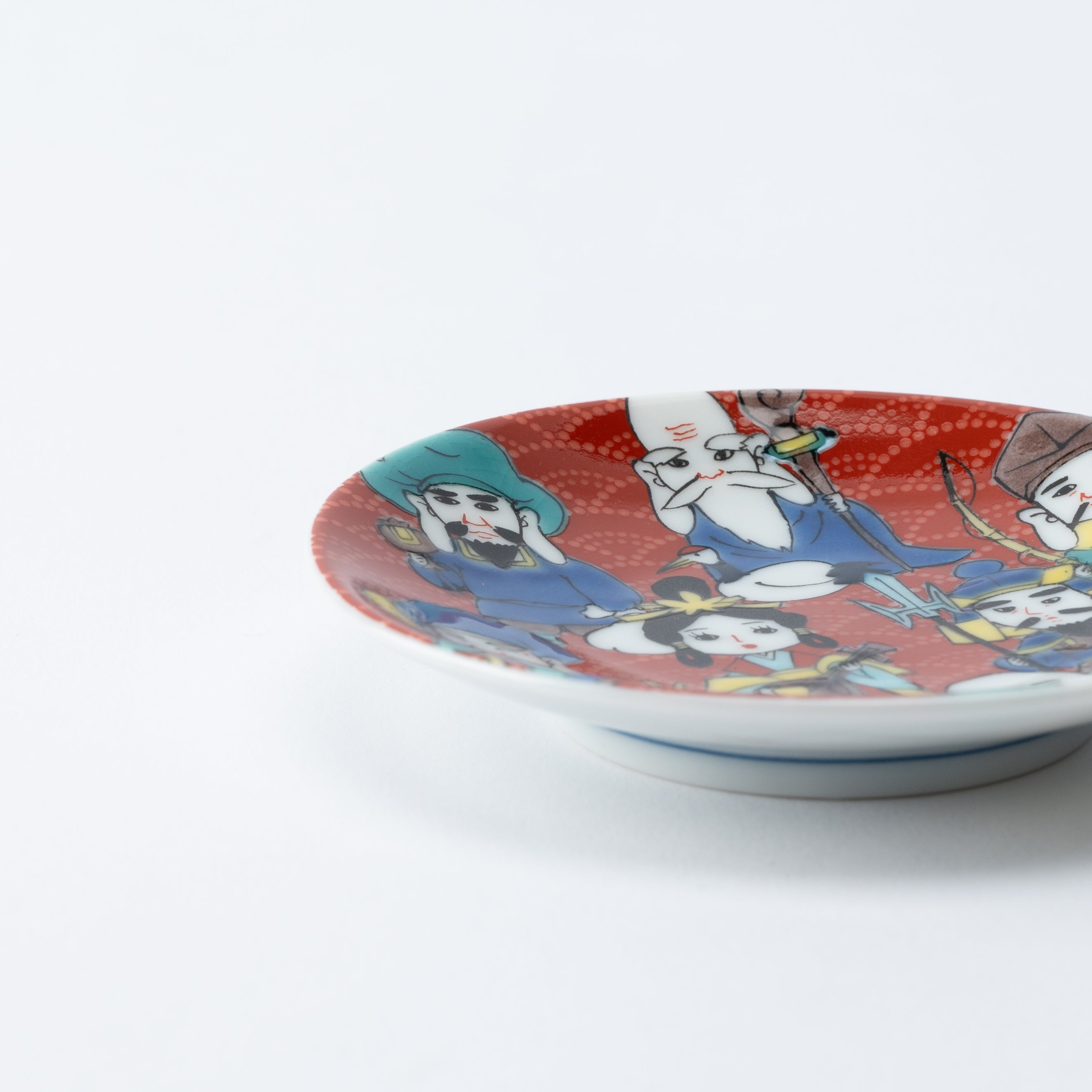 Auspicious Art Sauce Plate - JAPAN KUTANI SHOP