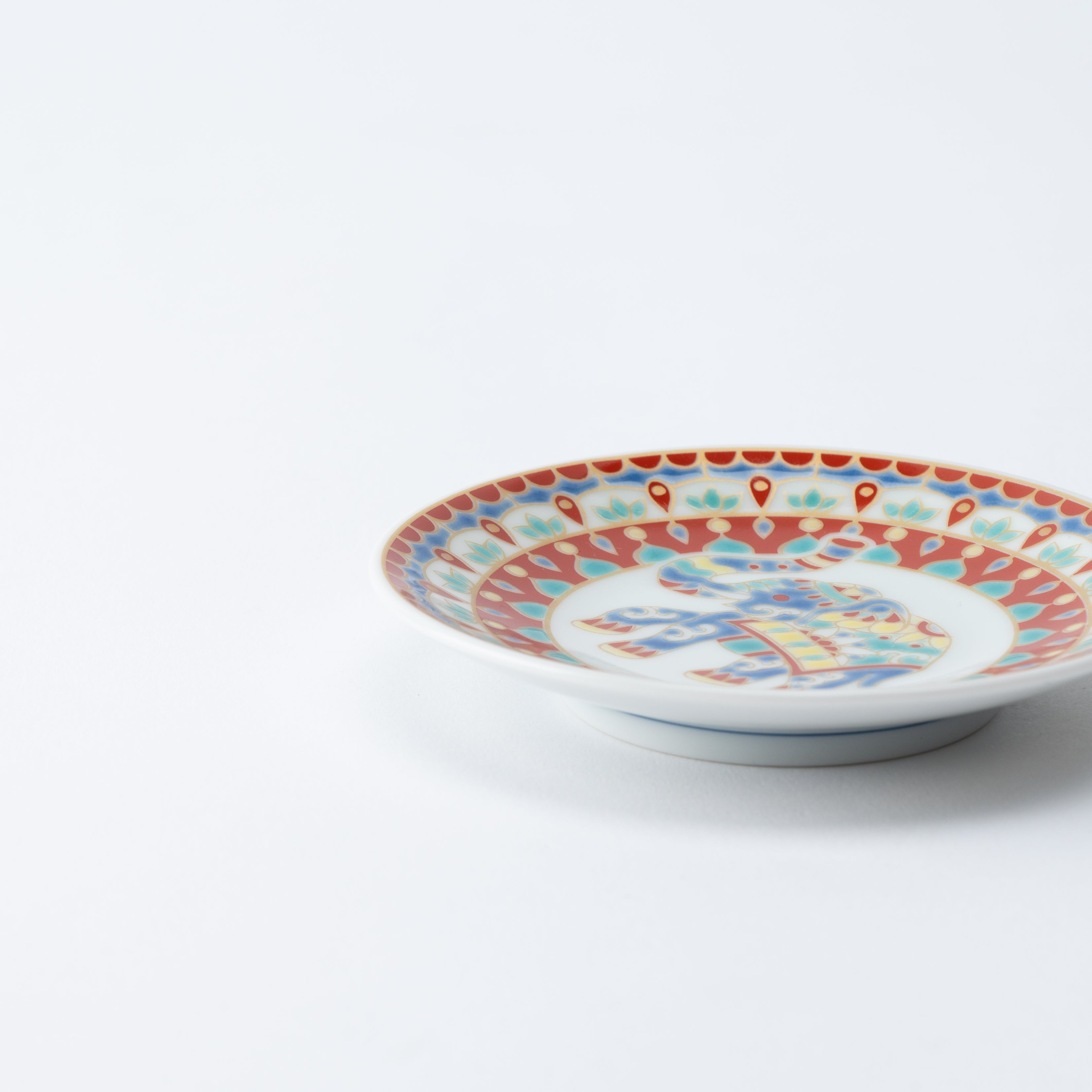 Auspicious Art Sauce Plate - JAPAN KUTANI SHOP