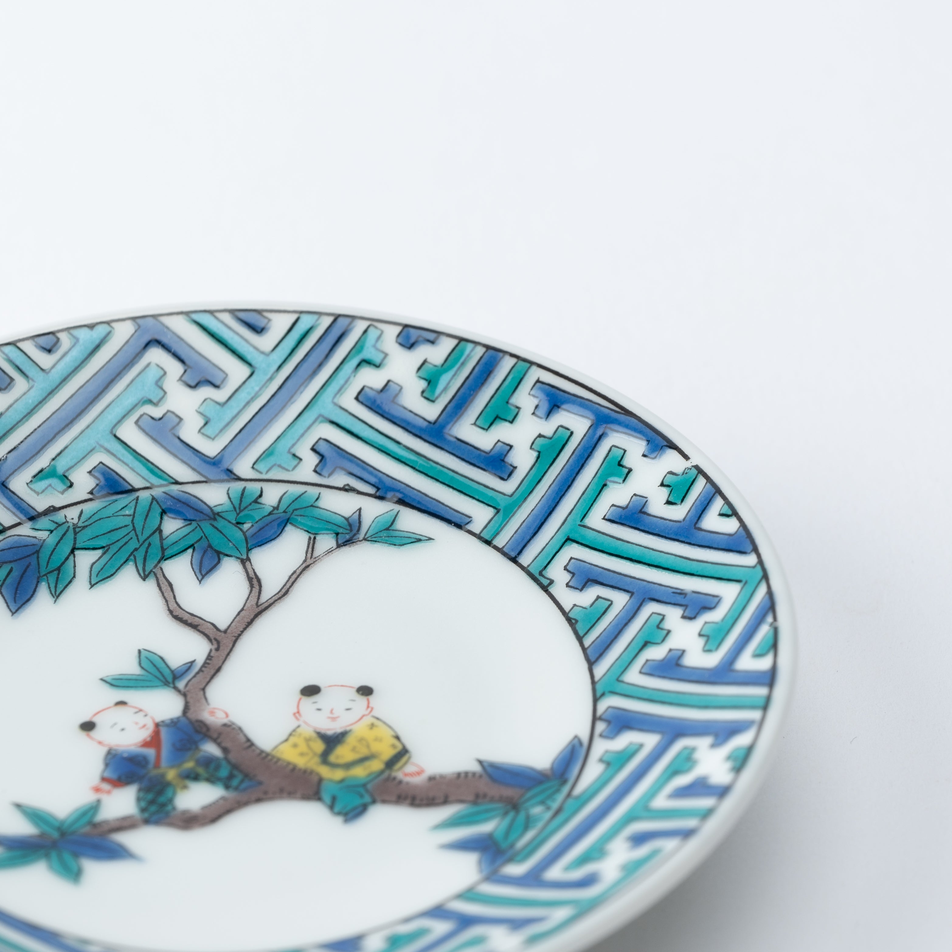 Auspicious Art Sauce Plate - JAPAN KUTANI SHOP