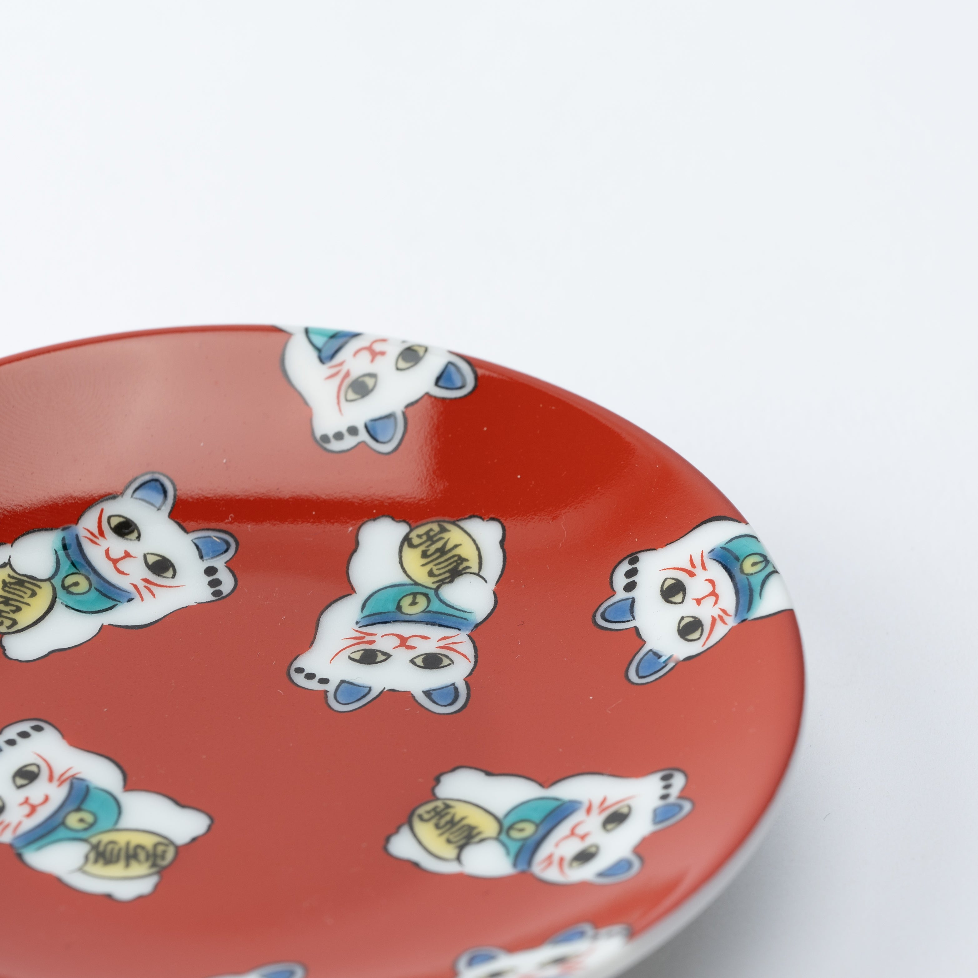 Auspicious Art Sauce Plate - JAPAN KUTANI SHOP