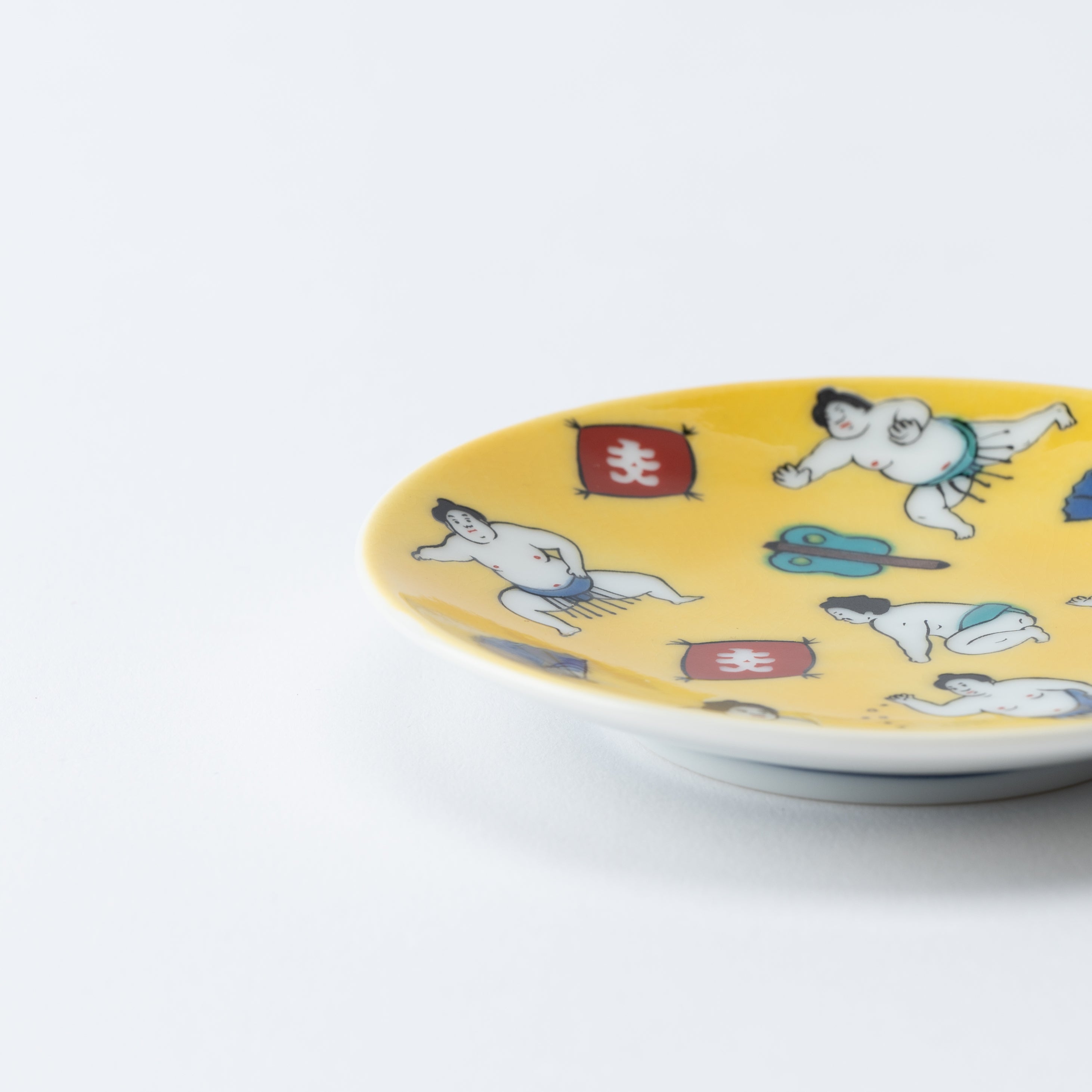 Auspicious Art Sauce Plate - JAPAN KUTANI SHOP