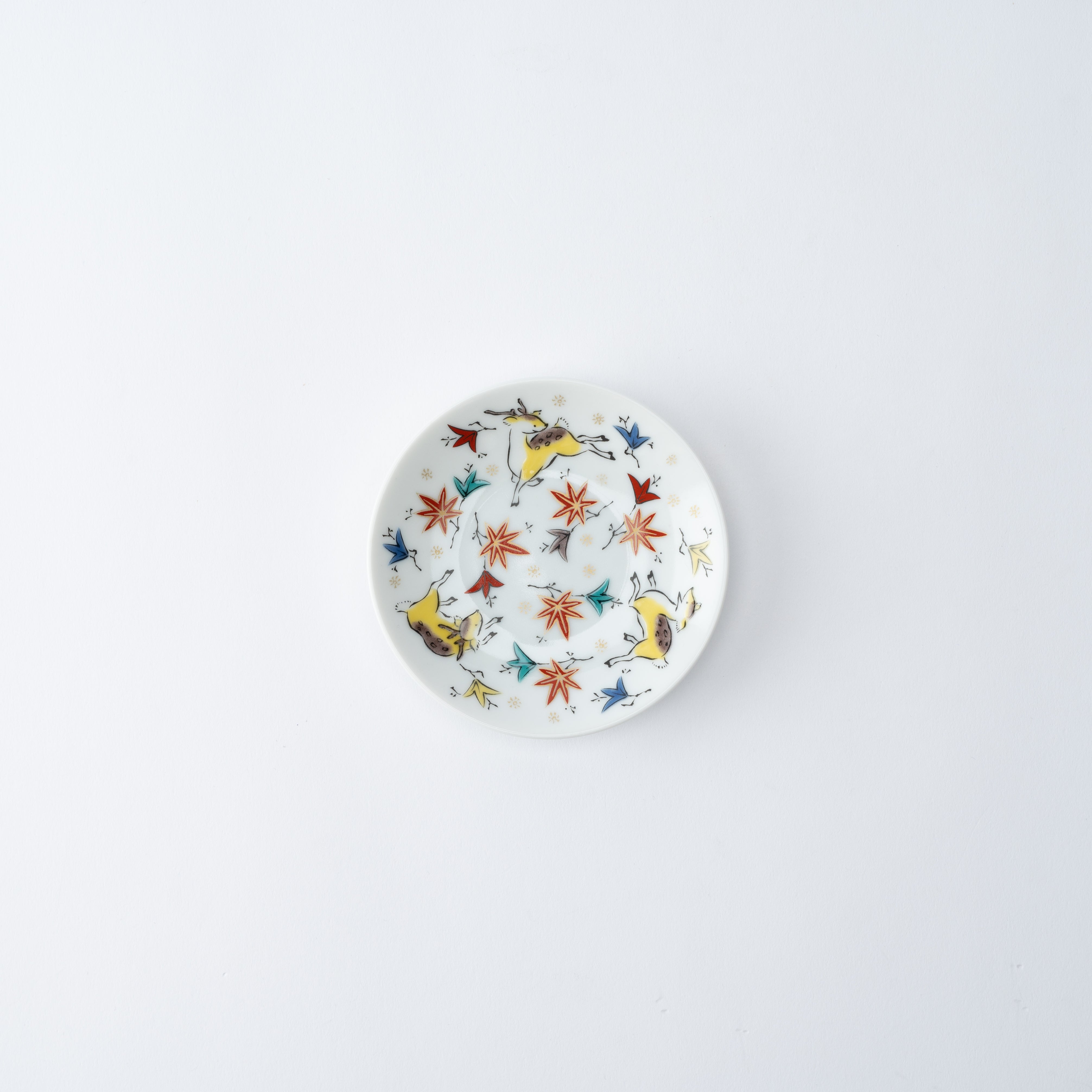 Auspicious Art Sauce Plate - JAPAN KUTANI SHOP