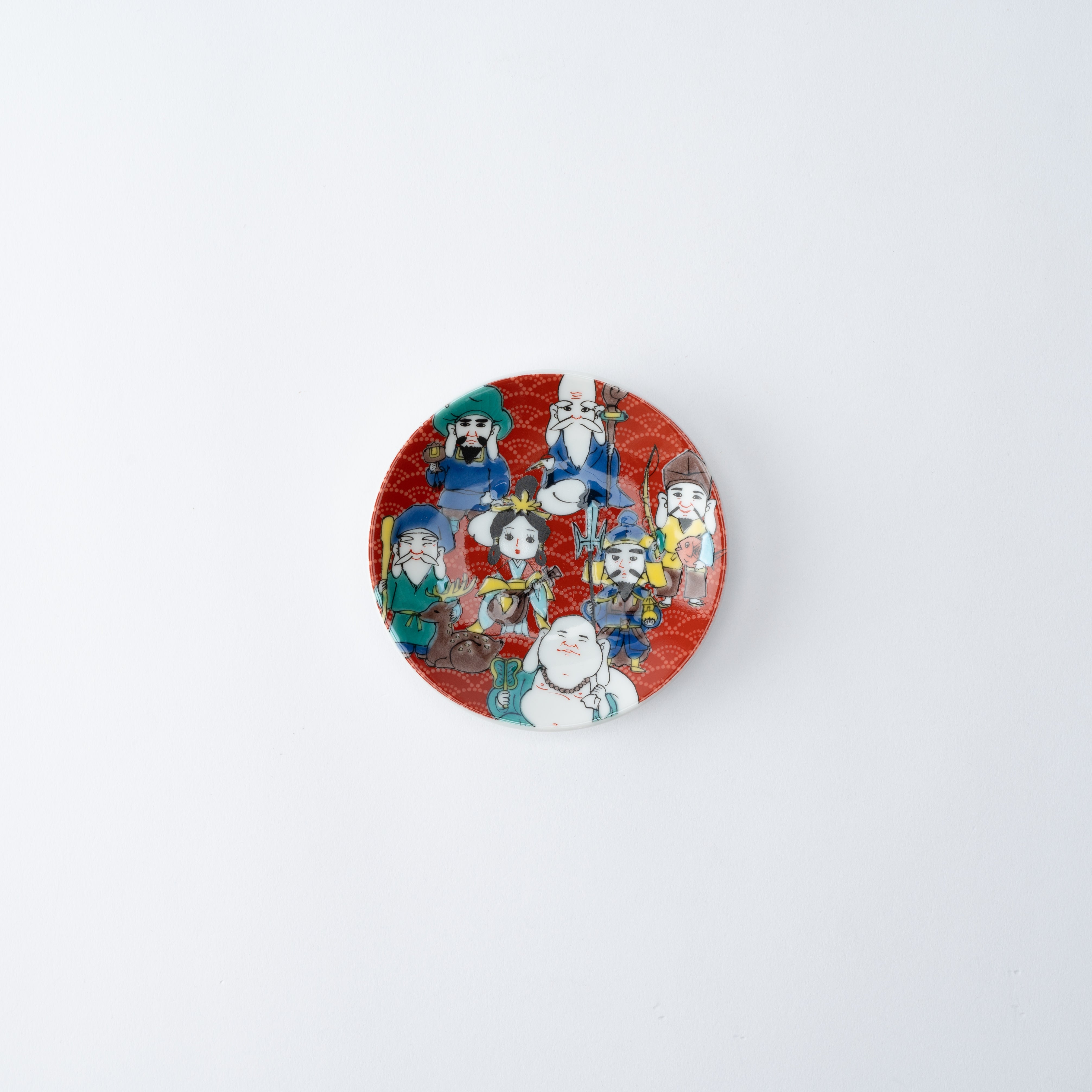 Auspicious Art Sauce Plate - JAPAN KUTANI SHOP