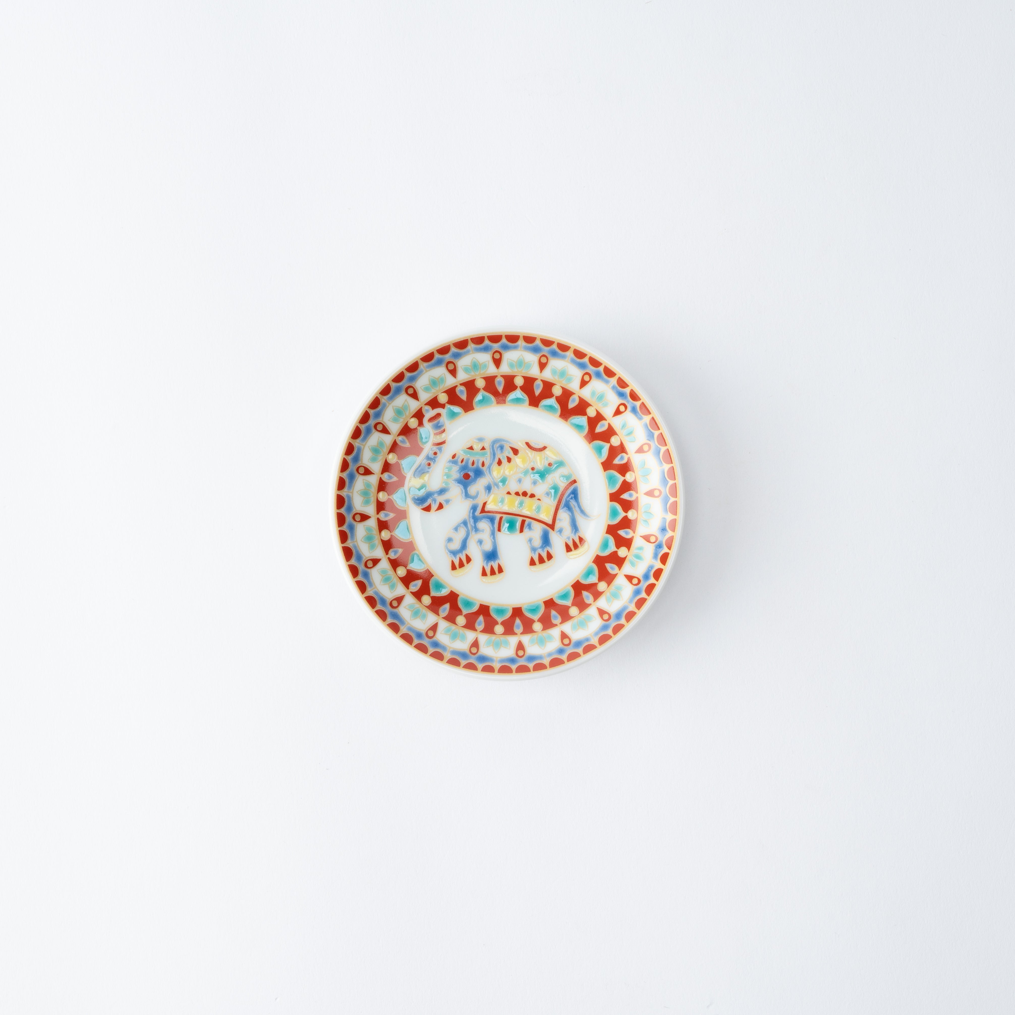 Auspicious Art Sauce Plate - JAPAN KUTANI SHOP