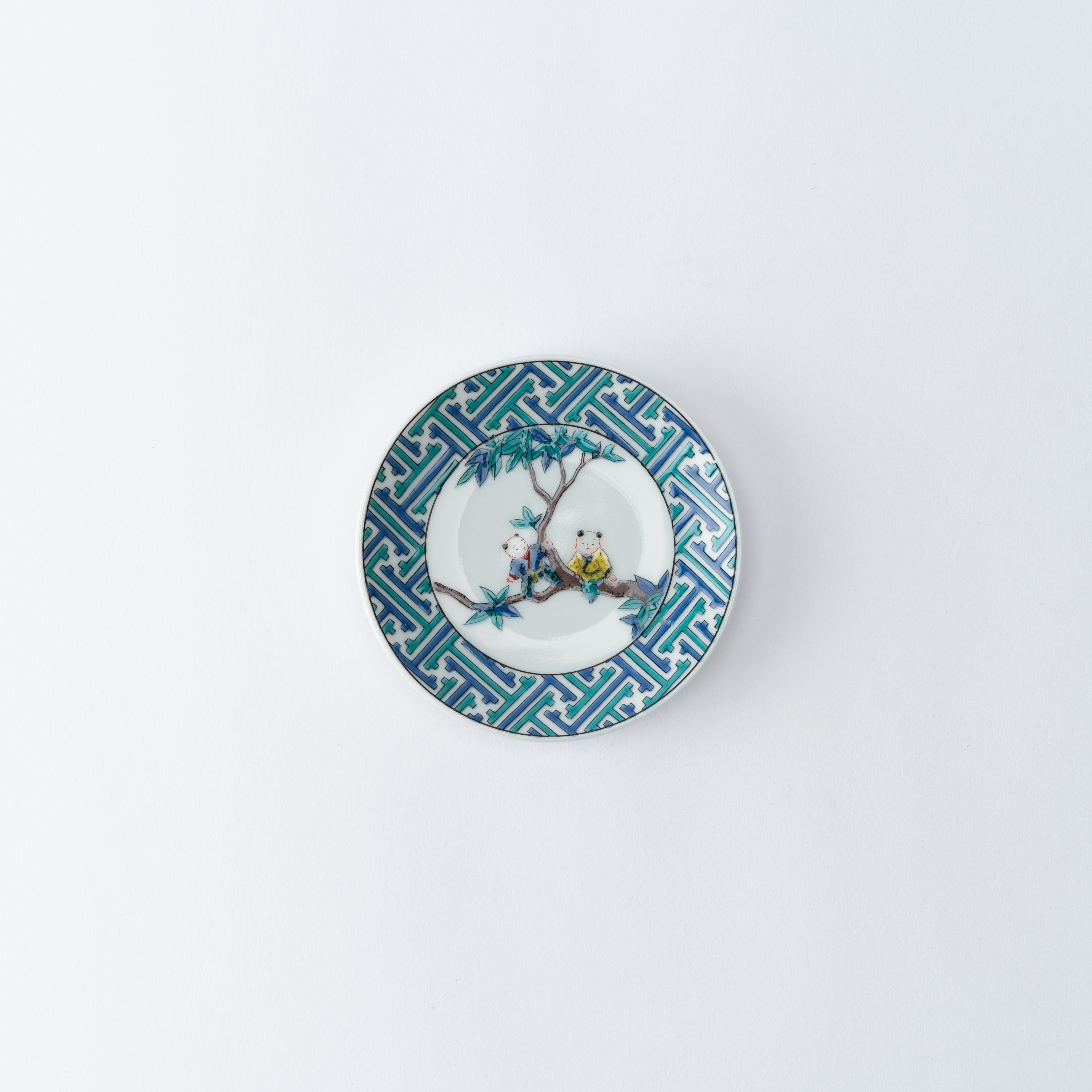 Auspicious Art Sauce Plate - JAPAN KUTANI SHOP
