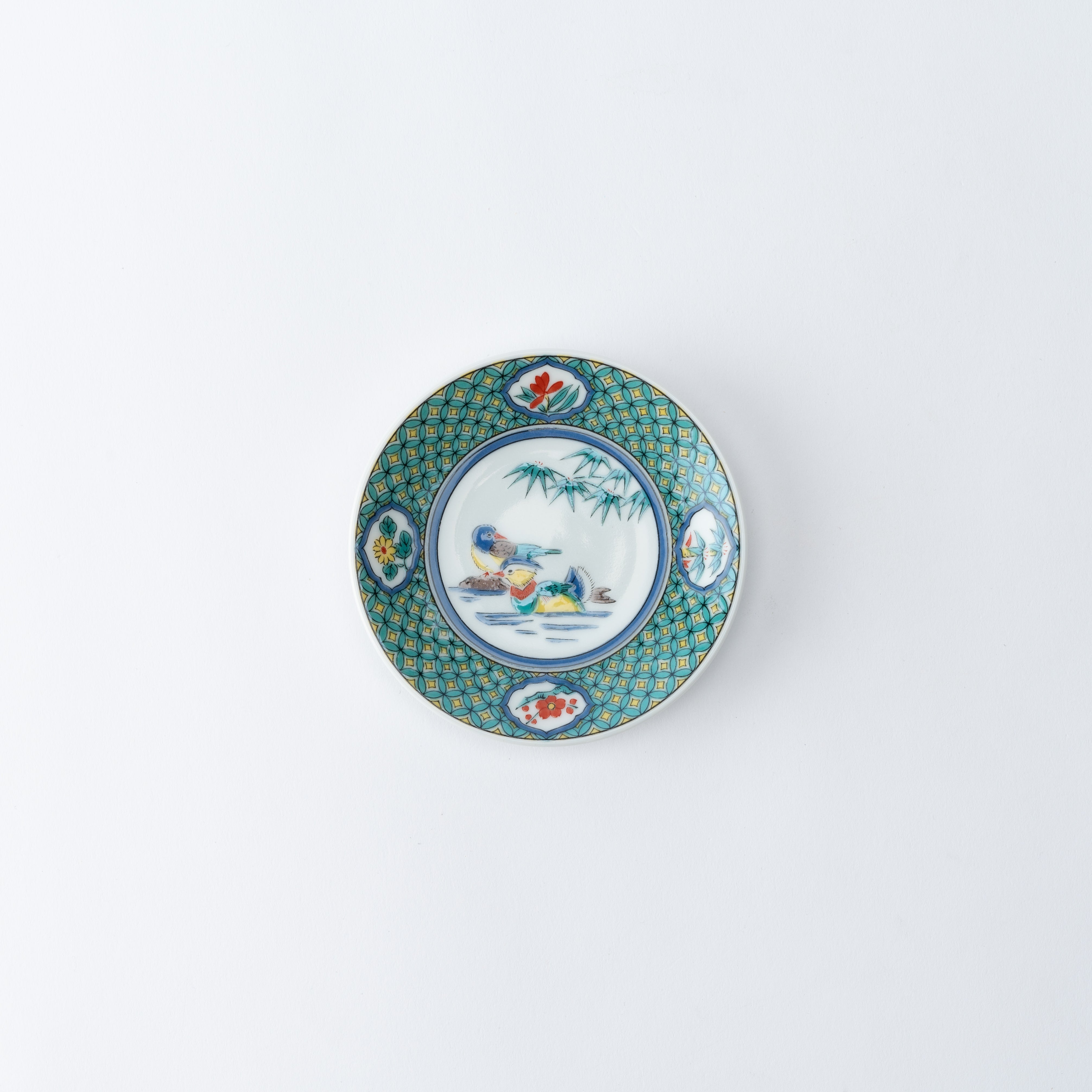 Auspicious Art Sauce Plate - JAPAN KUTANI SHOP