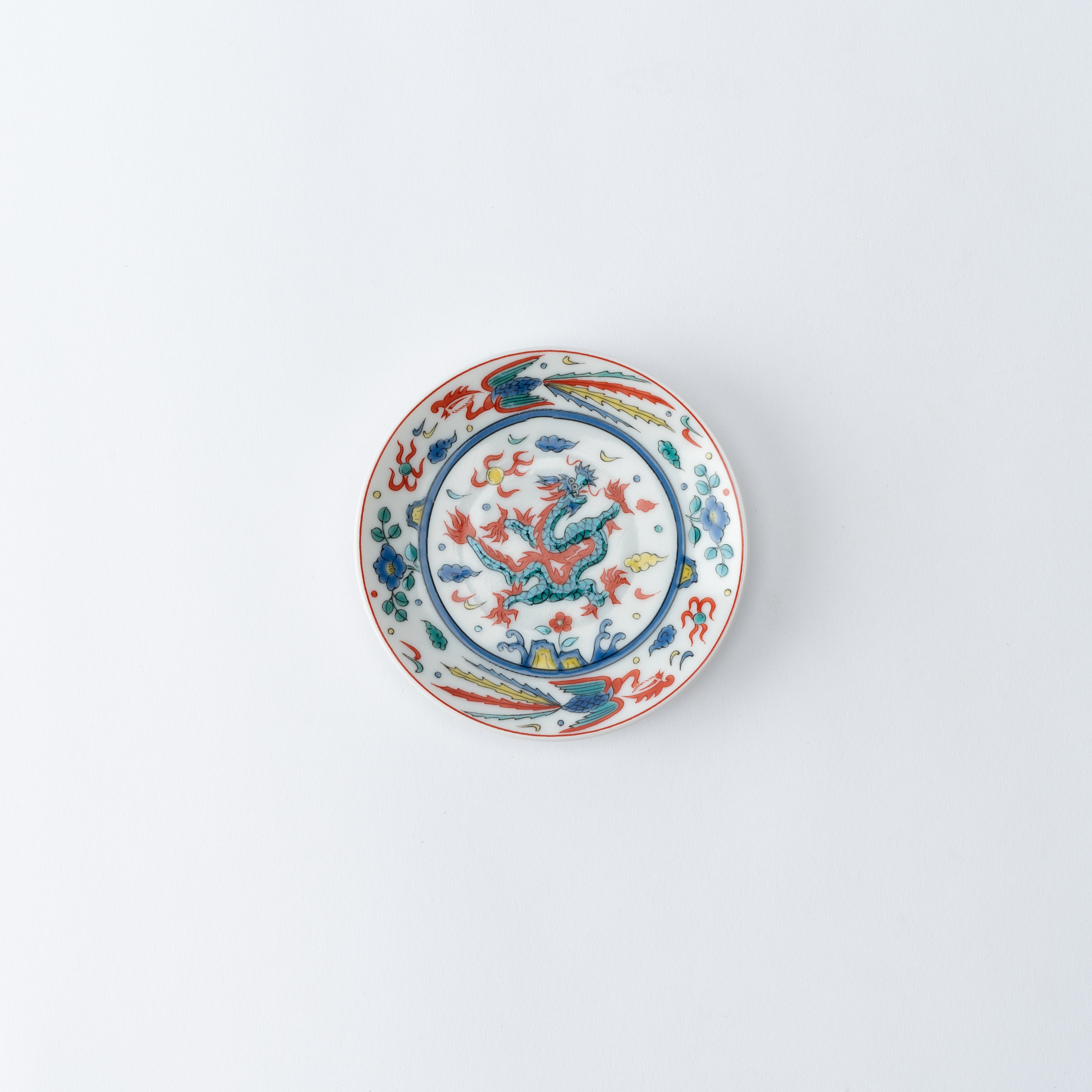 Auspicious Art Sauce Plate - JAPAN KUTANI SHOP
