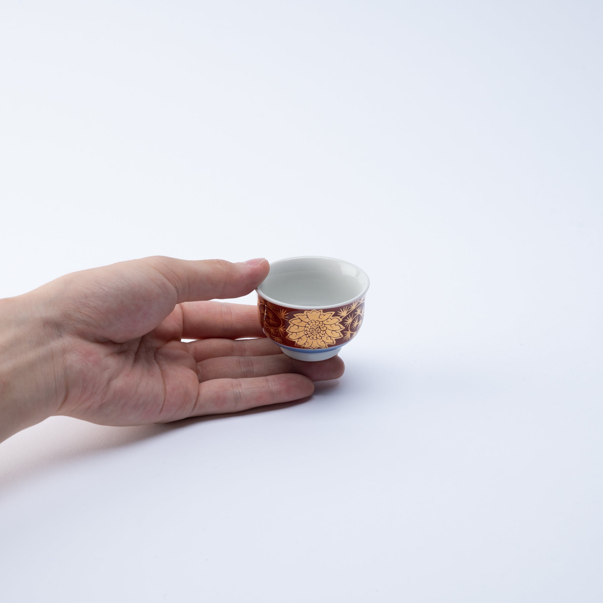 Jidai Kutani Ochoko Sake Cup Set